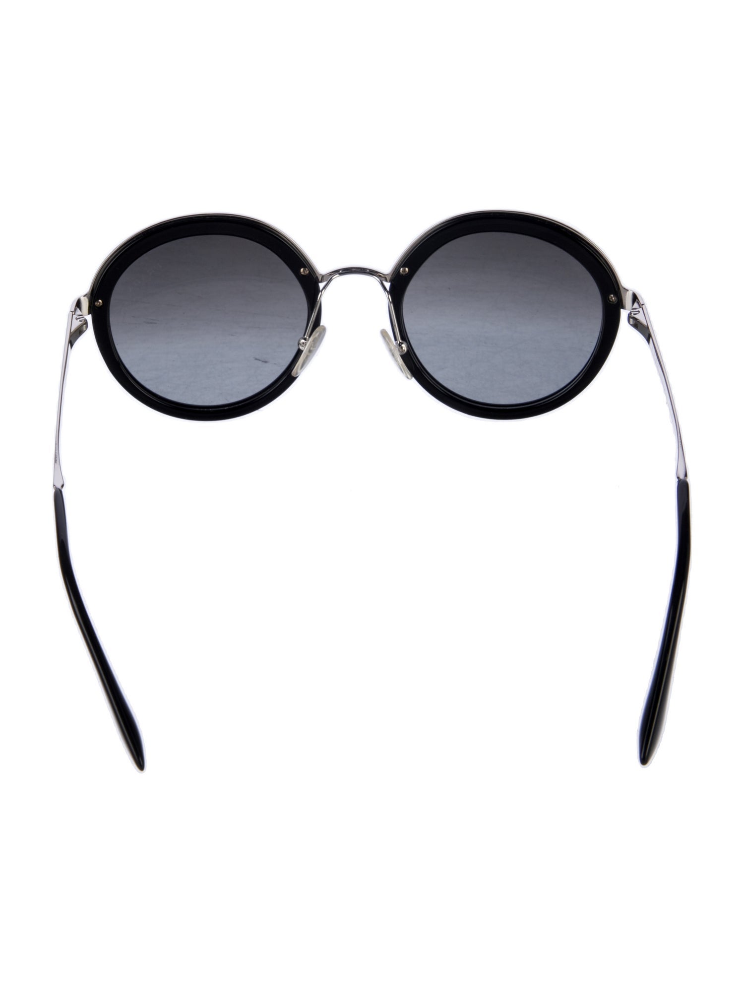 Prada Round Mirrored Sunglasses