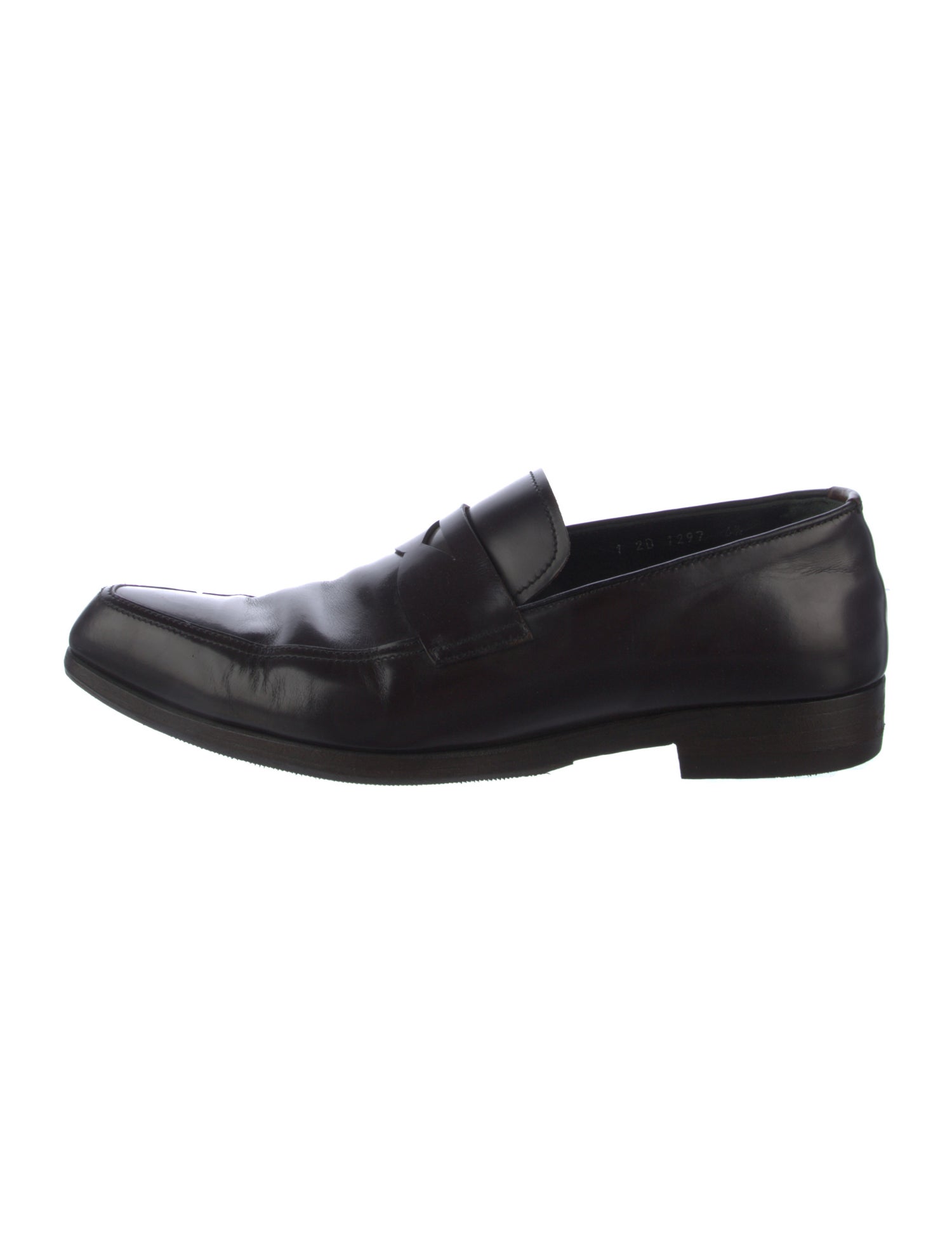Prada Leather Dress Loafers