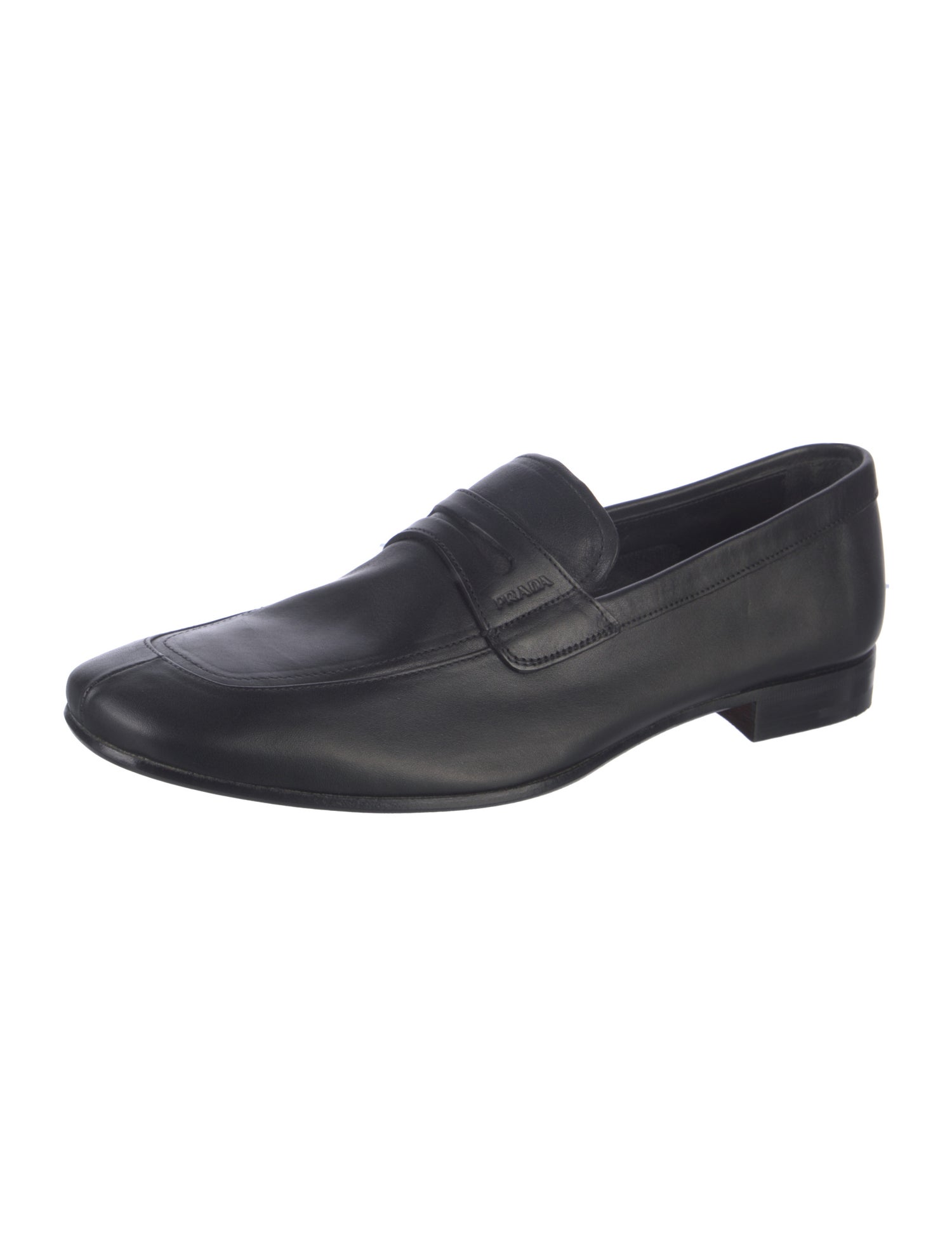 Prada Leather Dress Loafers