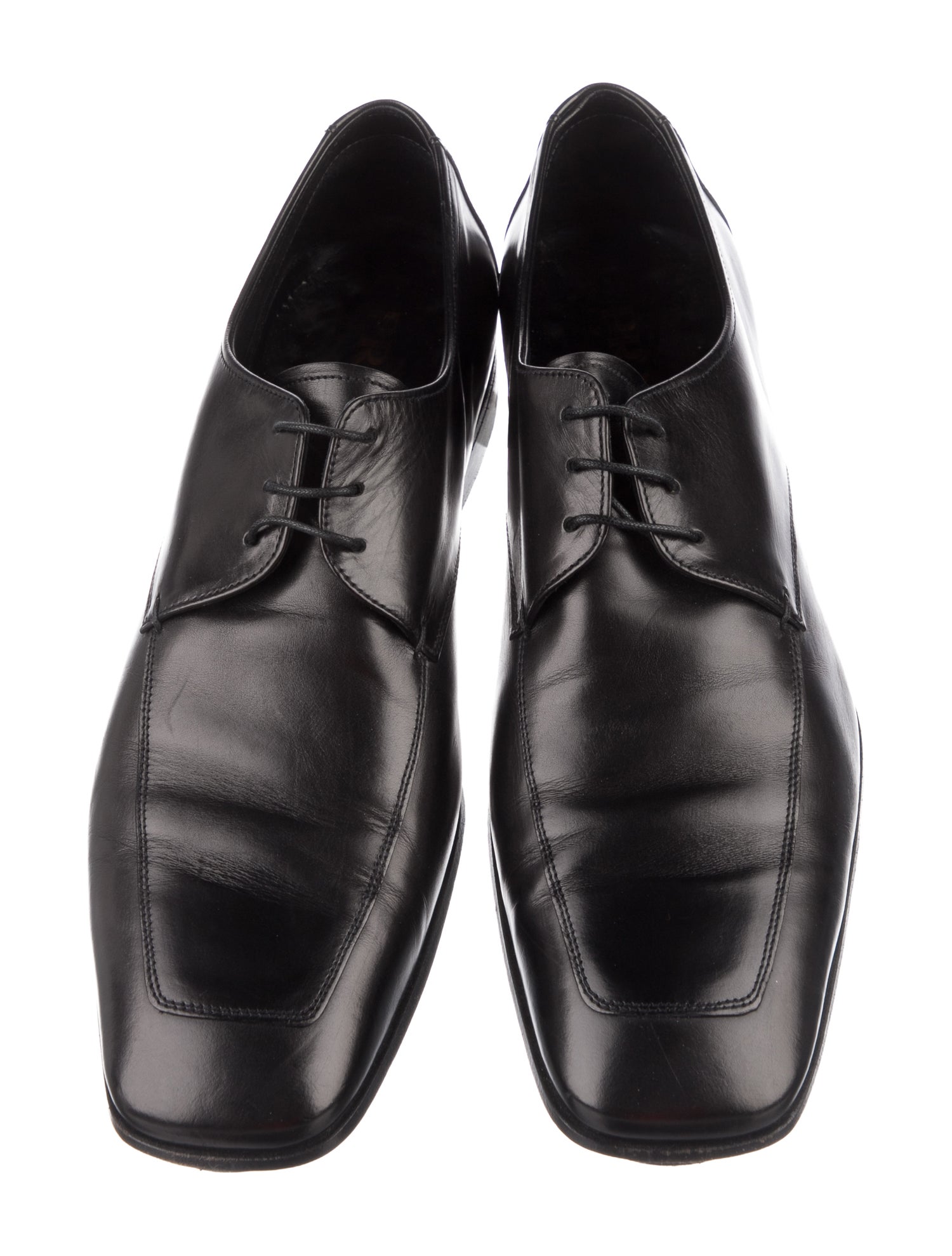 Prada Leather Derby Shoes