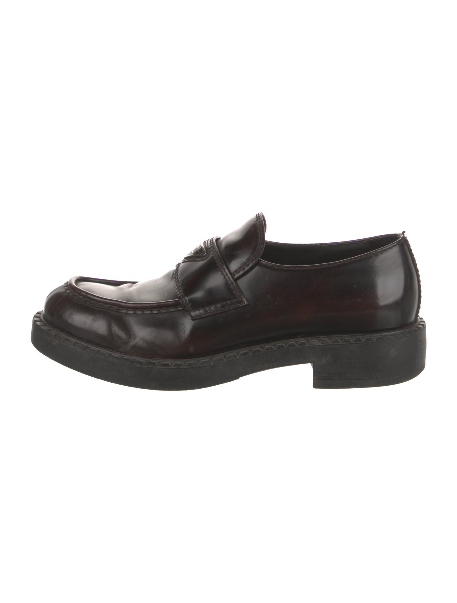 Prada Leather Dress Loafers