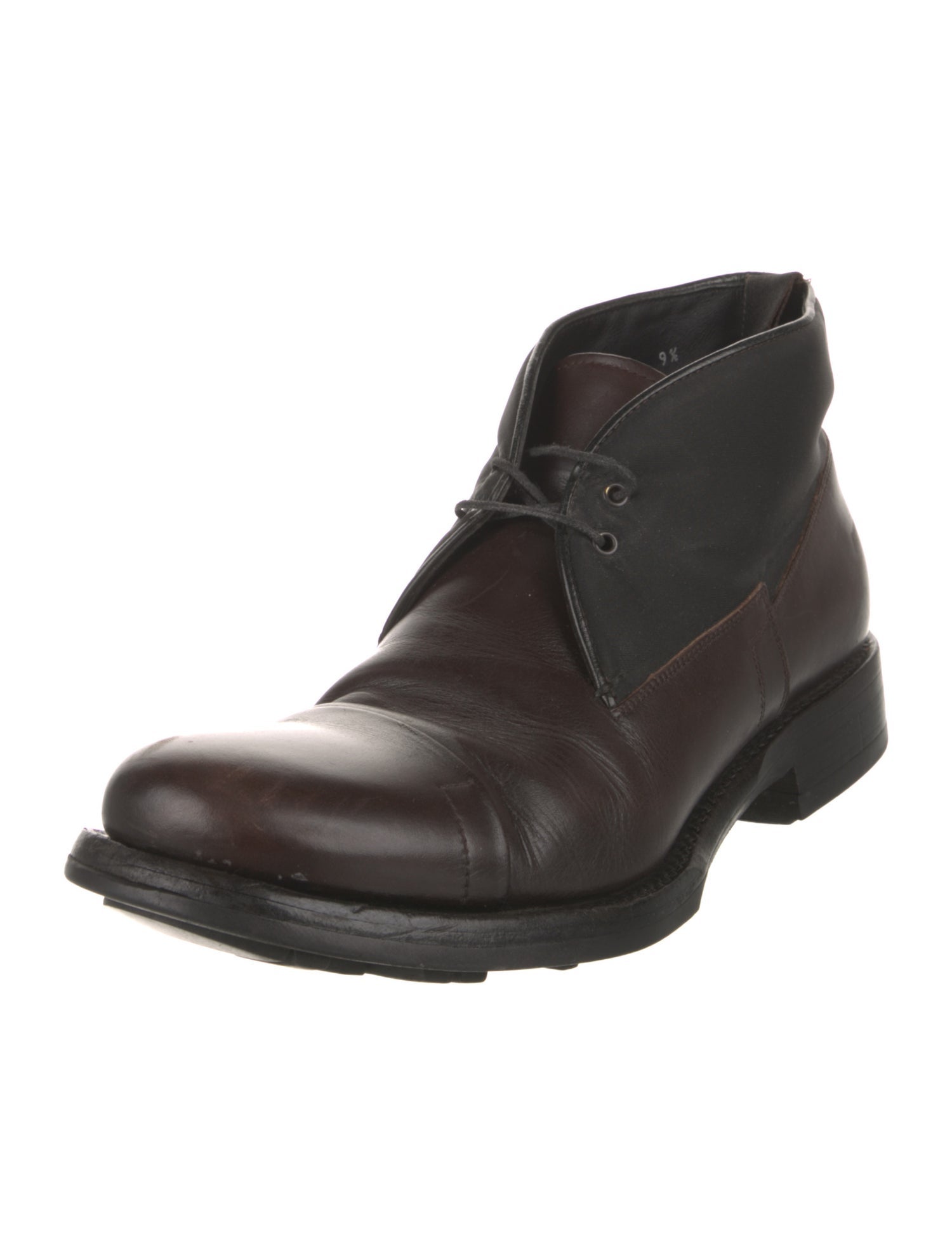 Prada Leather Lace-Up Boots