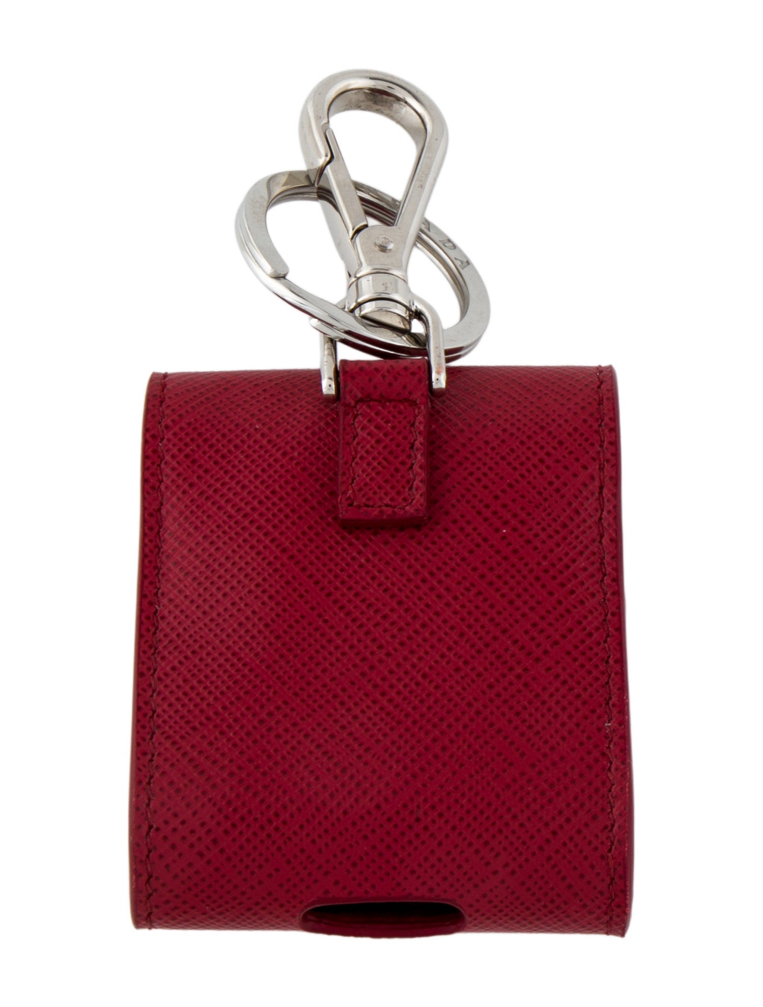 Prada Leather Mini Bag Keychain