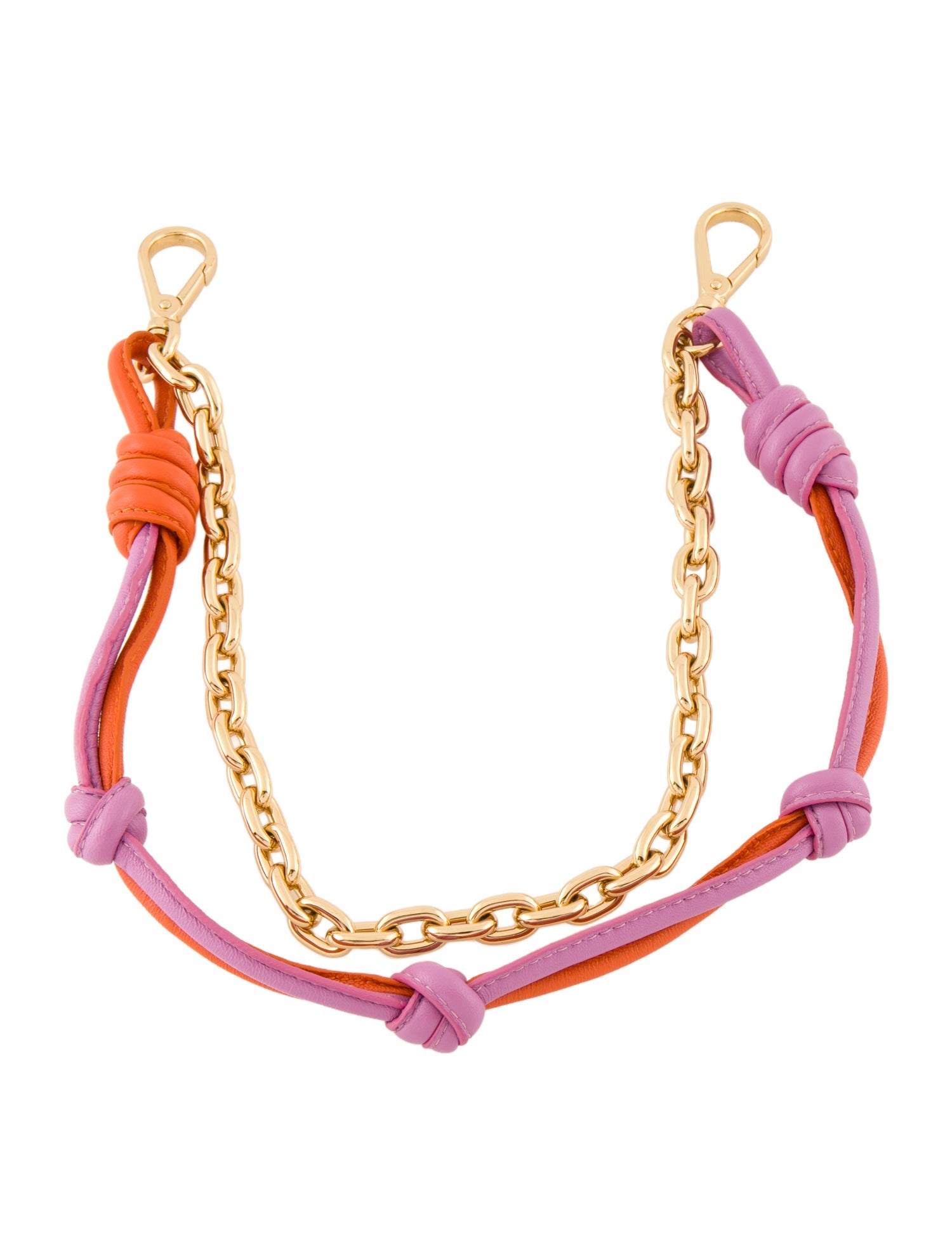 Prada Women's Leather Bag Strap & Keychain Set