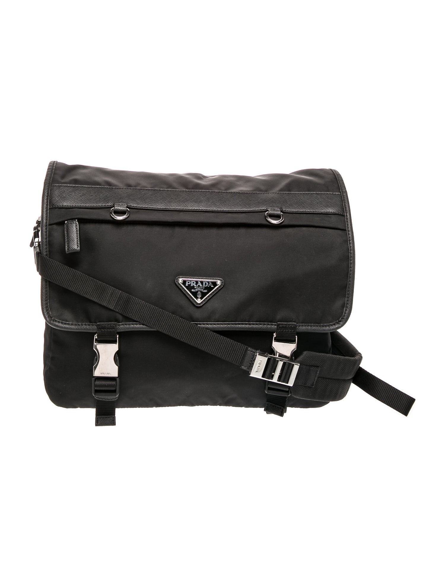 Prada Saffiano Leather Messenger Bag
