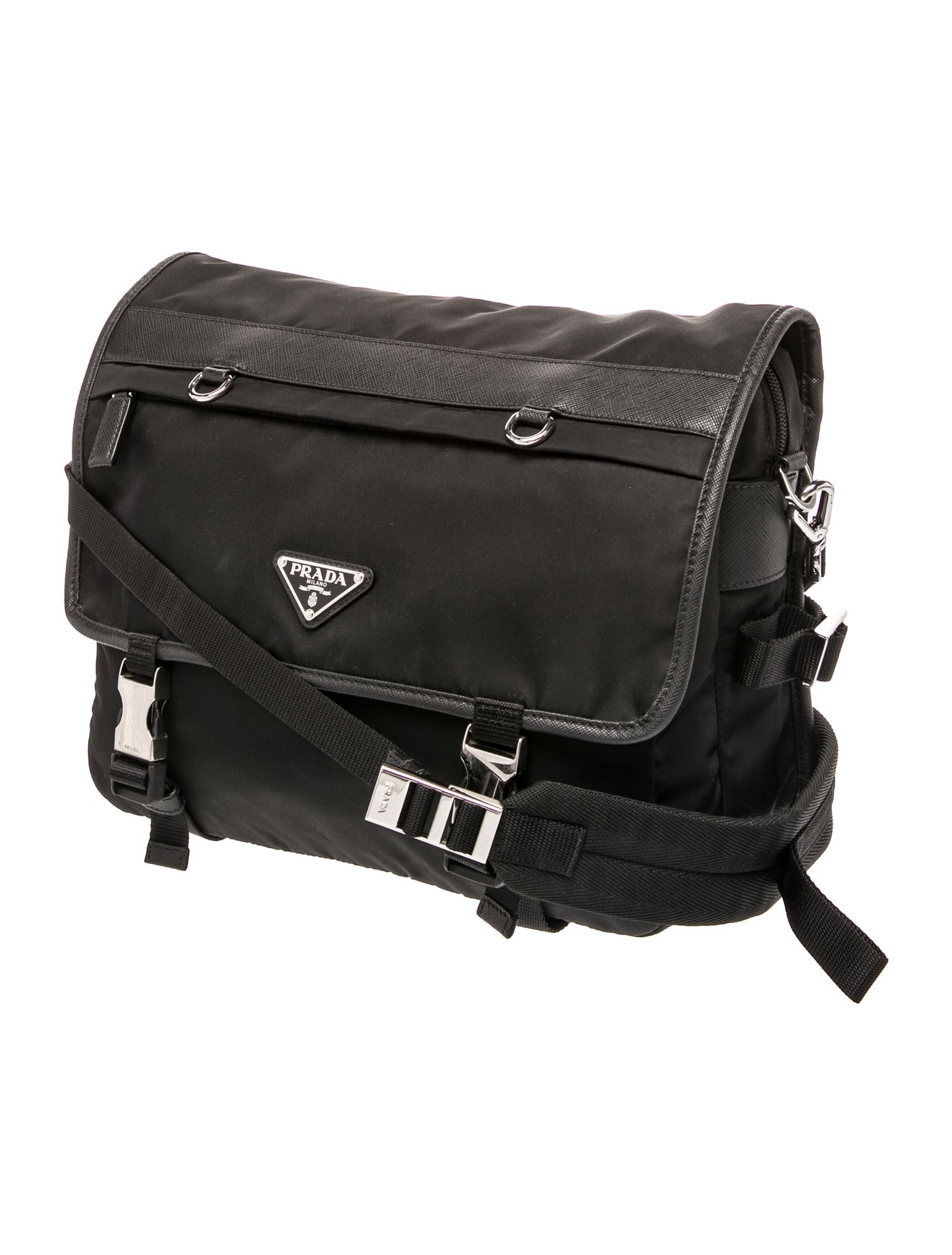 Prada Saffiano Leather Messenger Bag