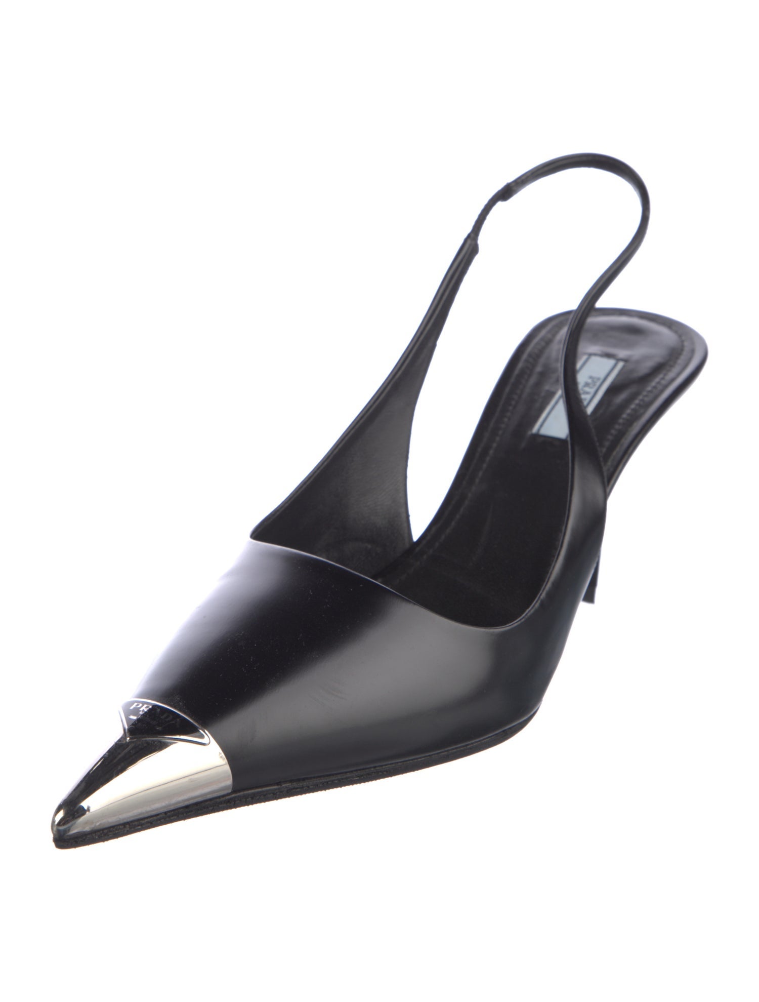 Prada Leather Slingback Pumps