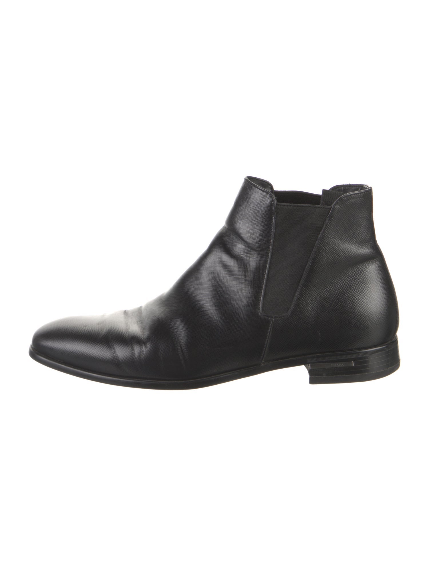 Prada Leather Chelsea Boots