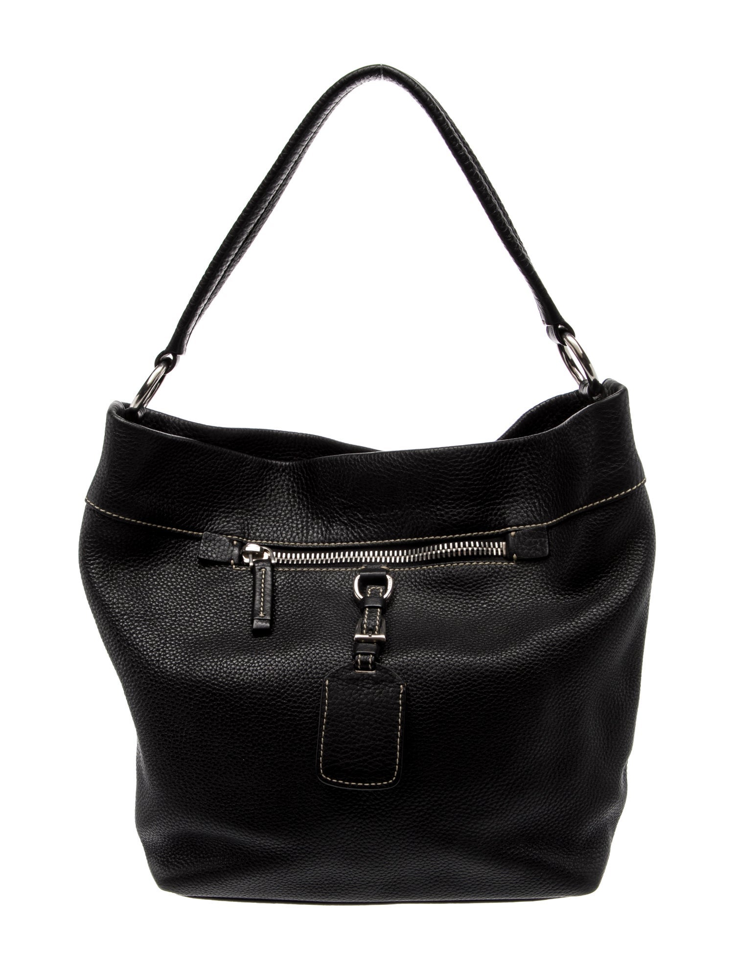 Prada Vitello Daino Leather Hobo