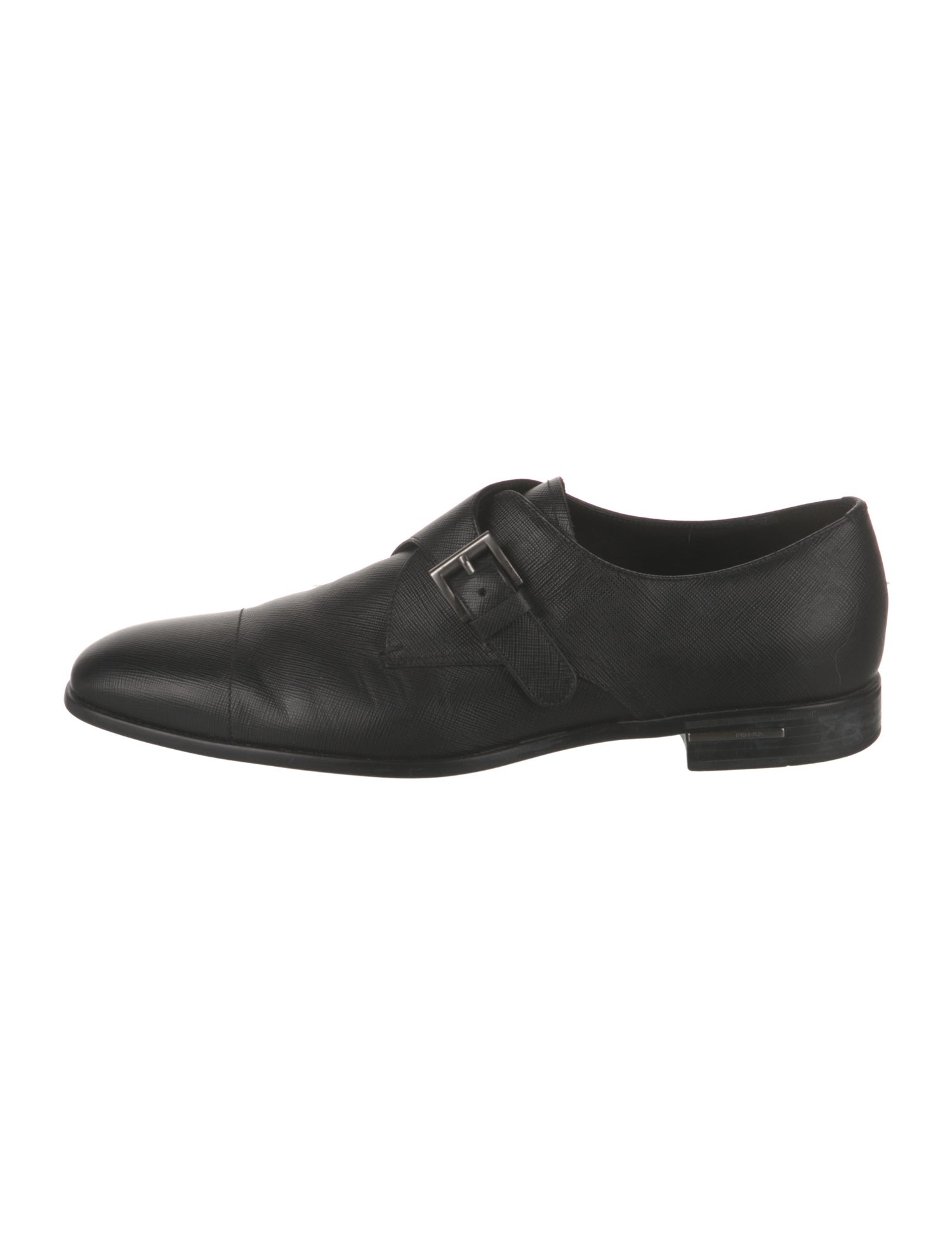 Prada Leather Monk Straps