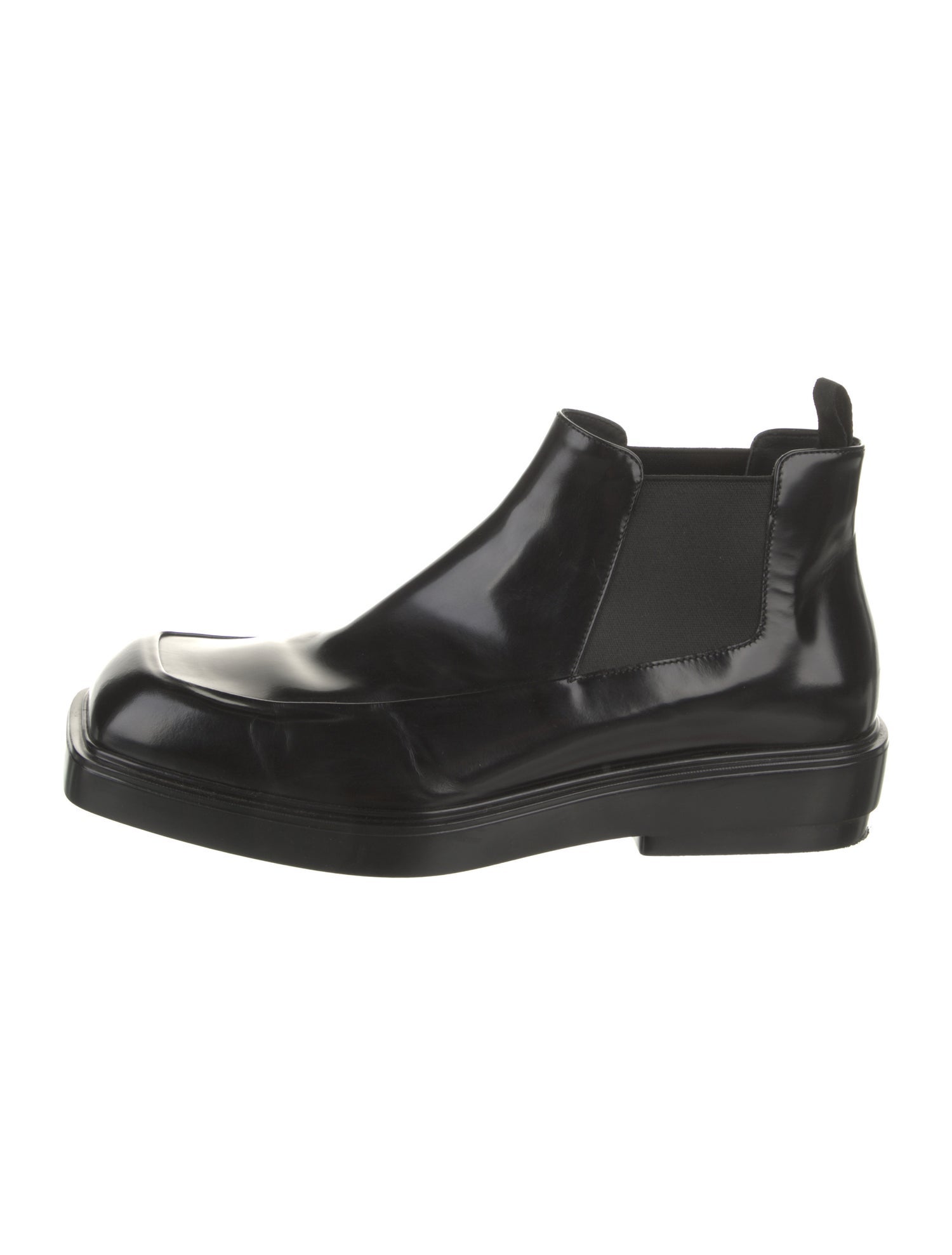 Prada Leather Chelsea Boots