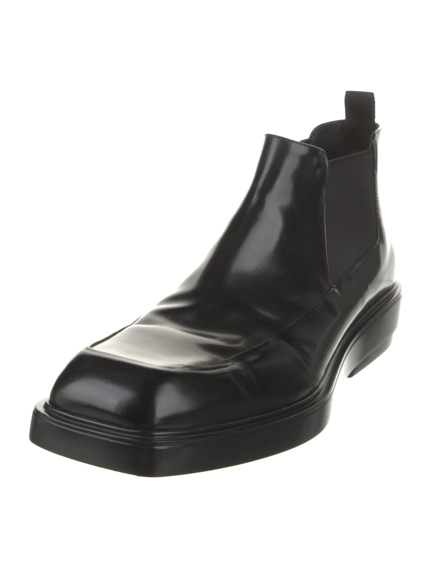Prada Leather Chelsea Boots