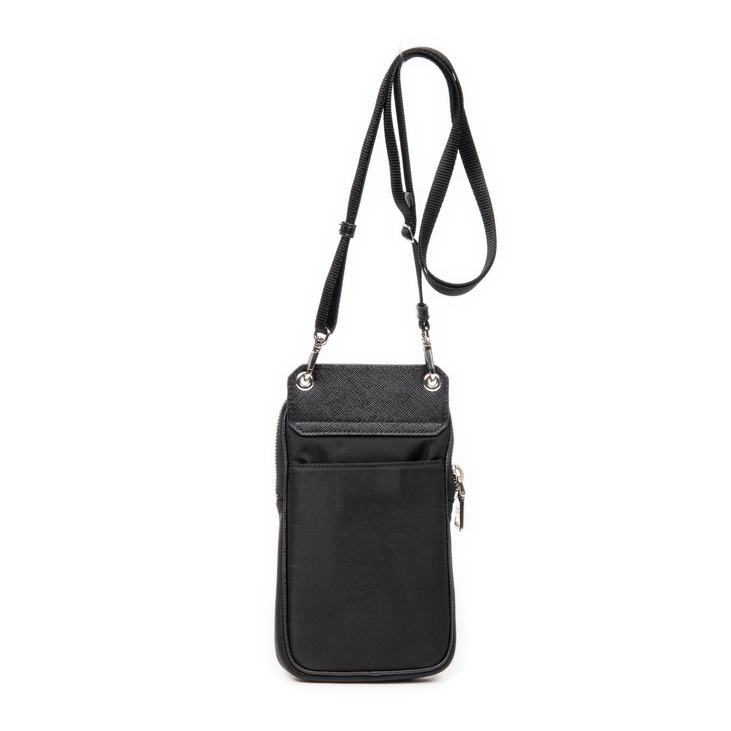 Prada Canvas Phone Holder Crossbody