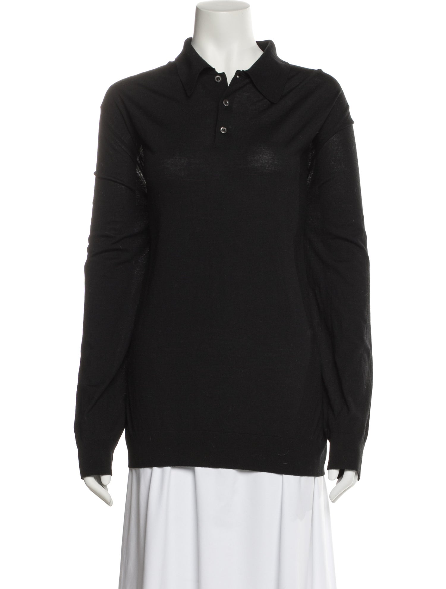 Prada 2010's Wool Polo Sweater