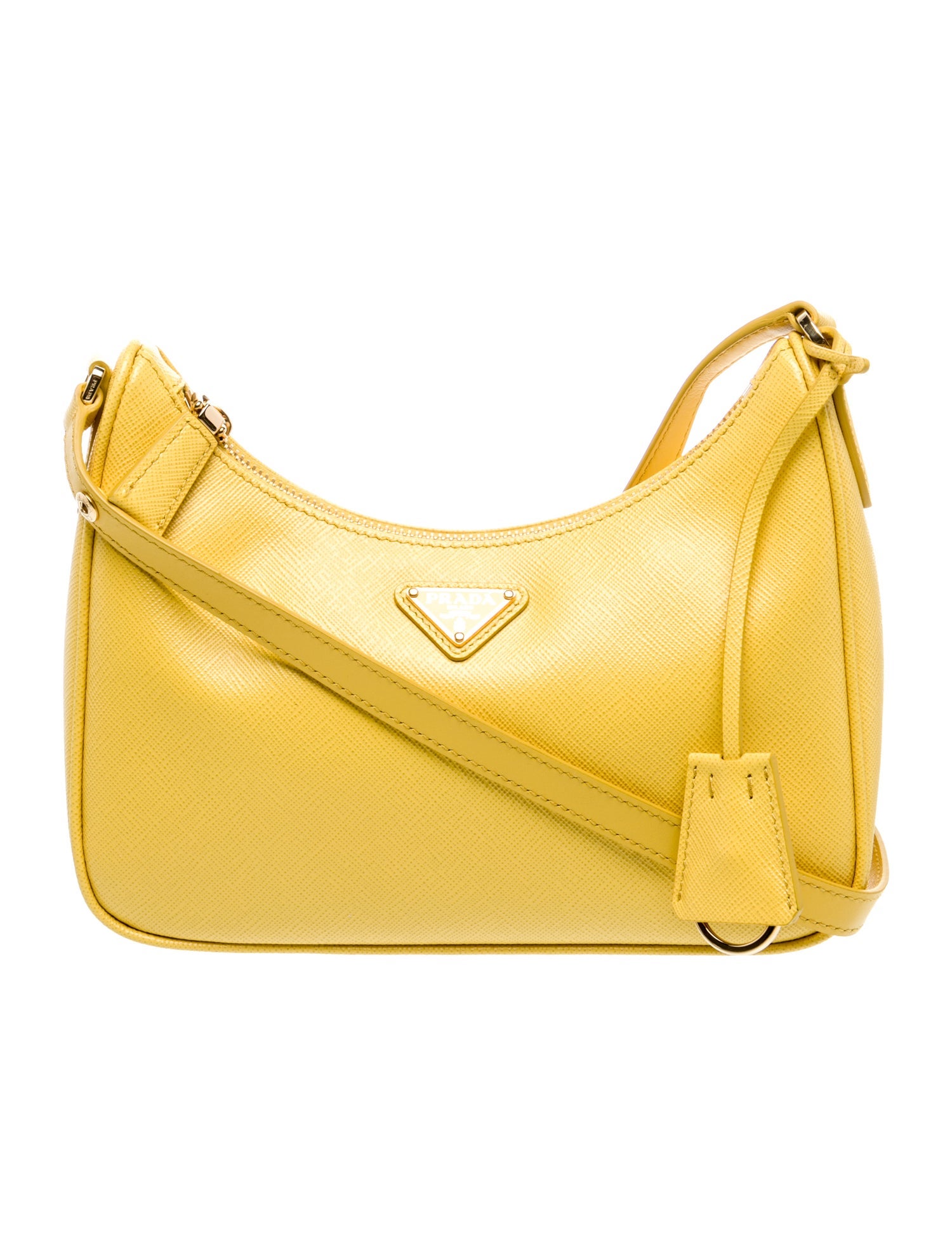 Prada Enameled Metal Triangle Re-Edition 2005