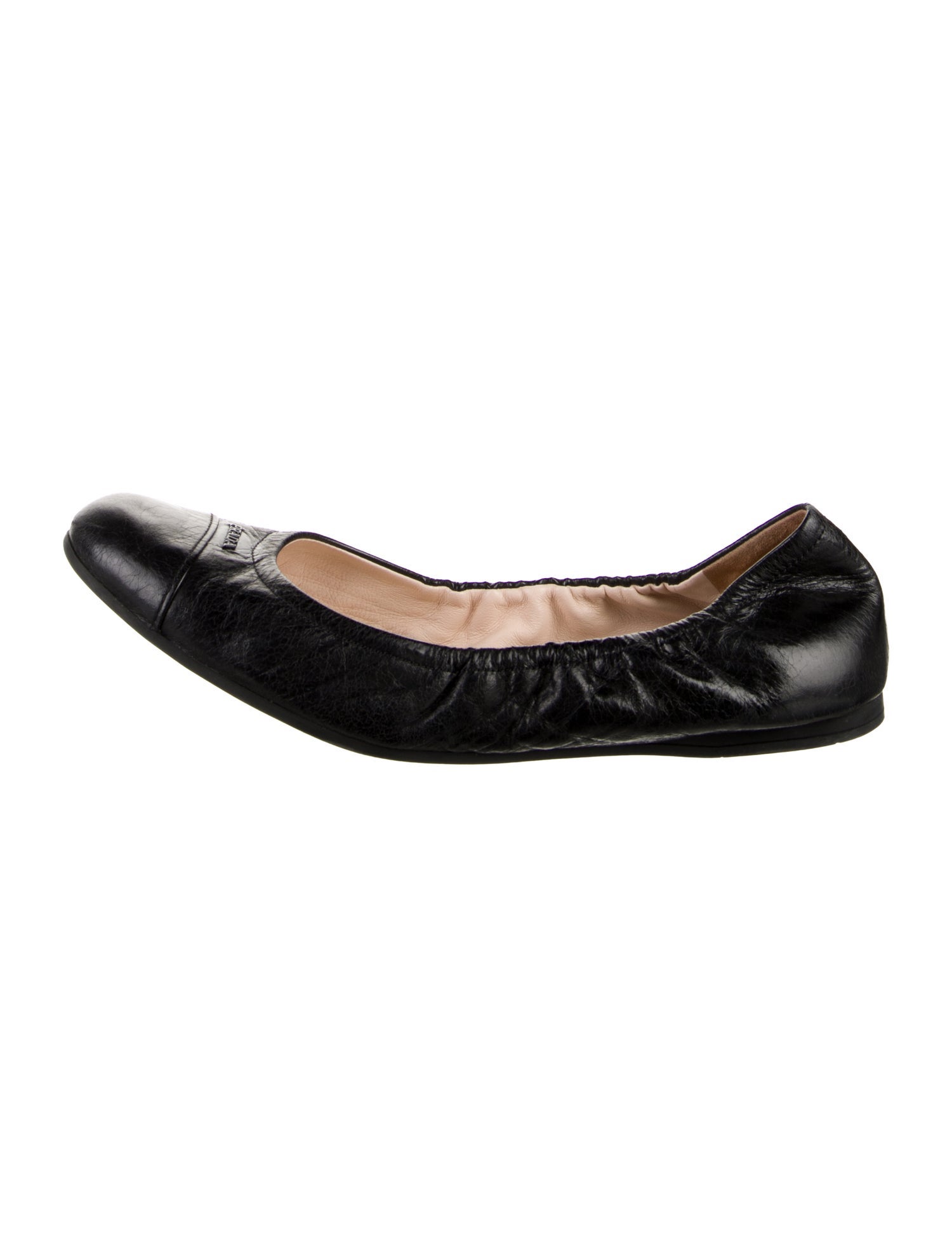 Prada Leather Ballet Flats