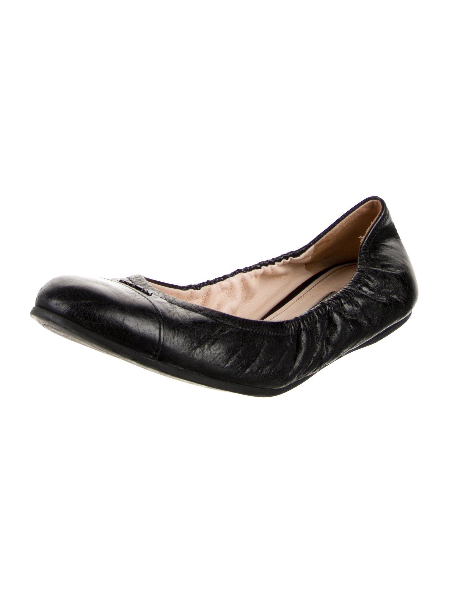Prada Leather Ballet Flats