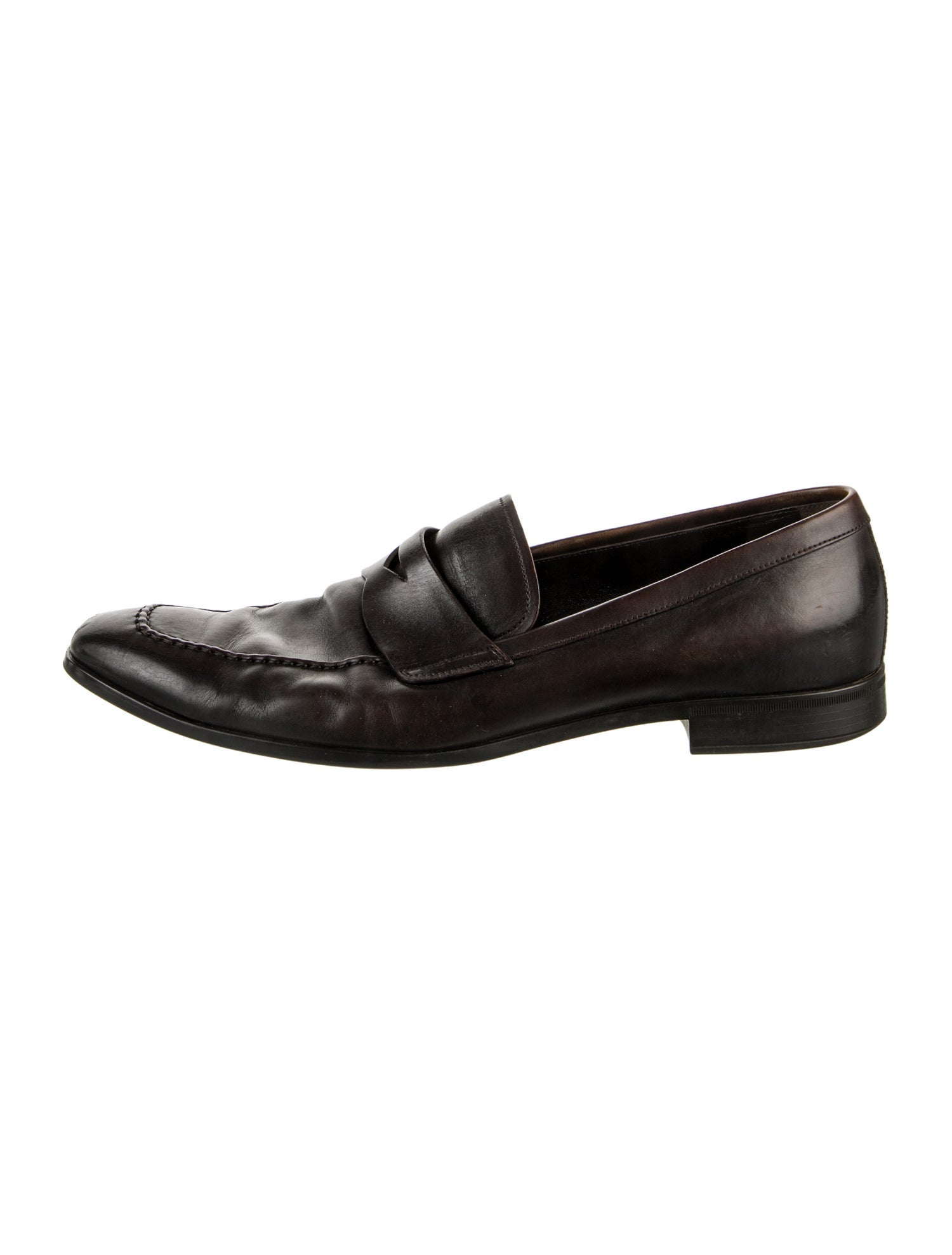 Prada Leather Dress Loafers