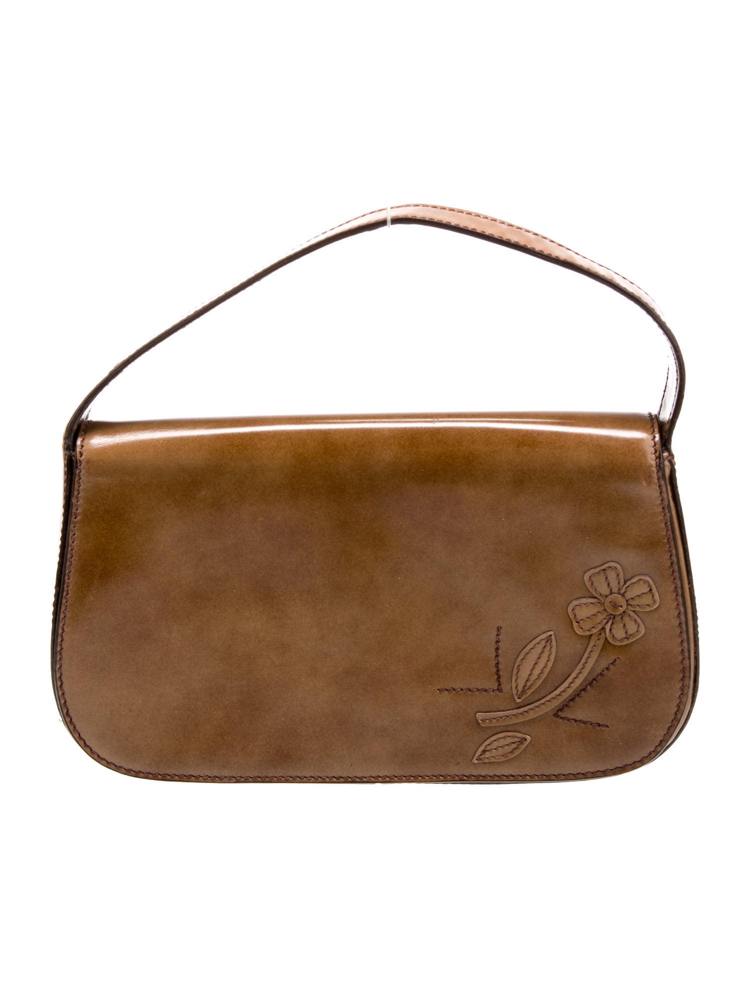 Prada Spazzolato Leather Top Handle Bag Vintage