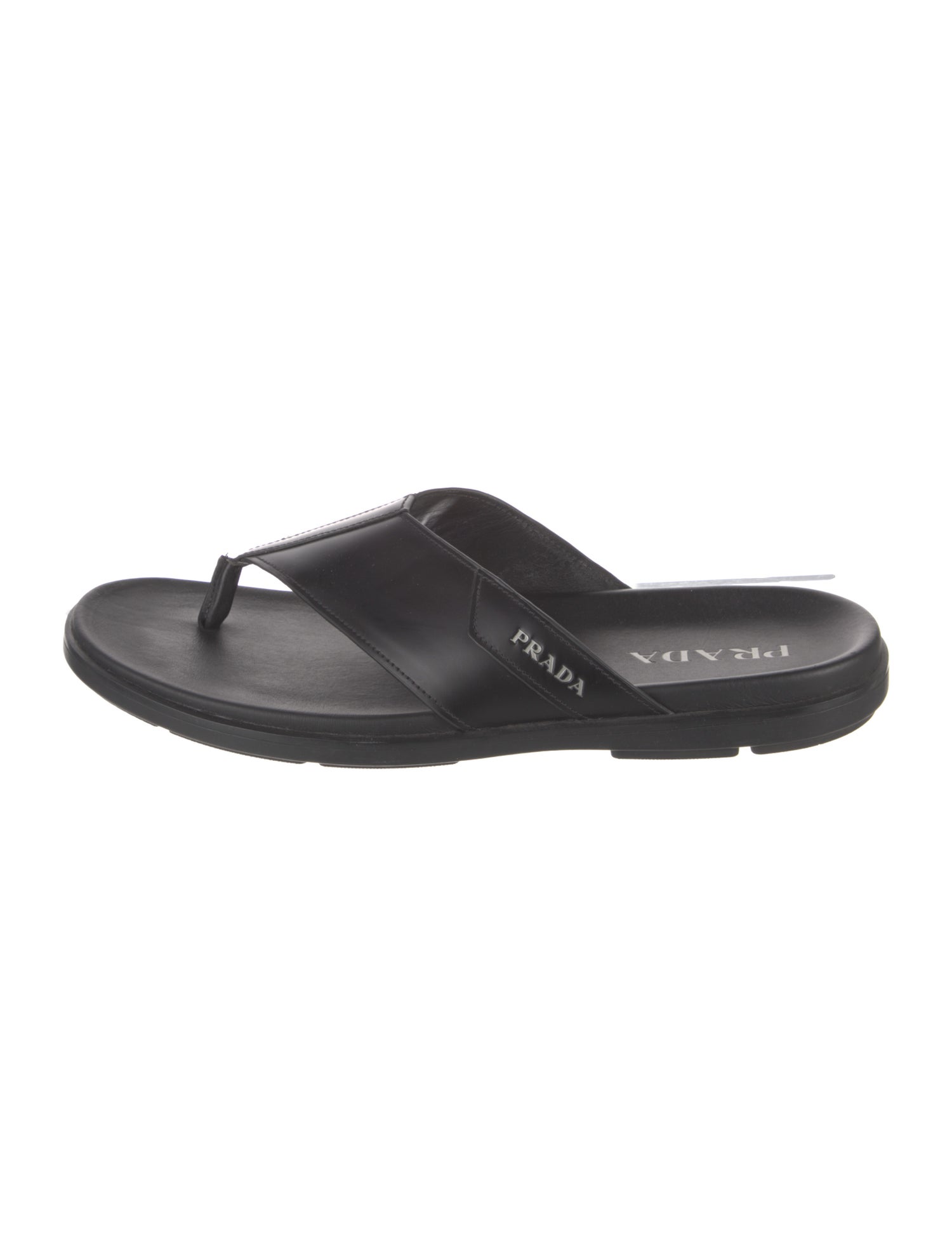 Prada Leather Flip Flops