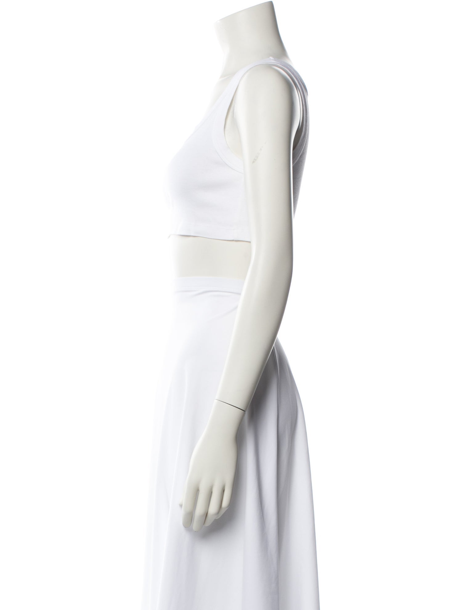 Prada 2022 Scoop Neck Crop Top