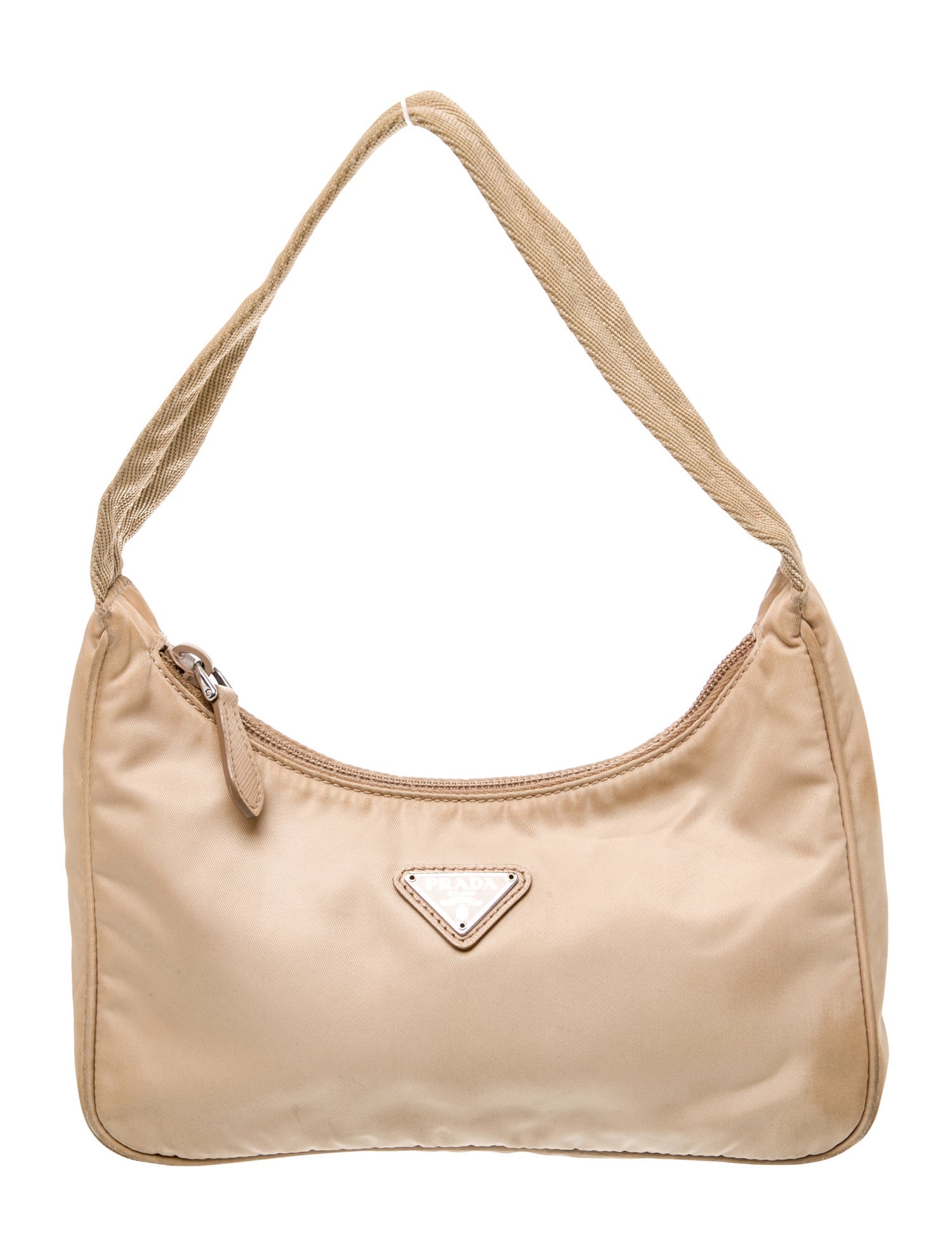 Prada Enameled Metal Triangle Re-Edition 2000