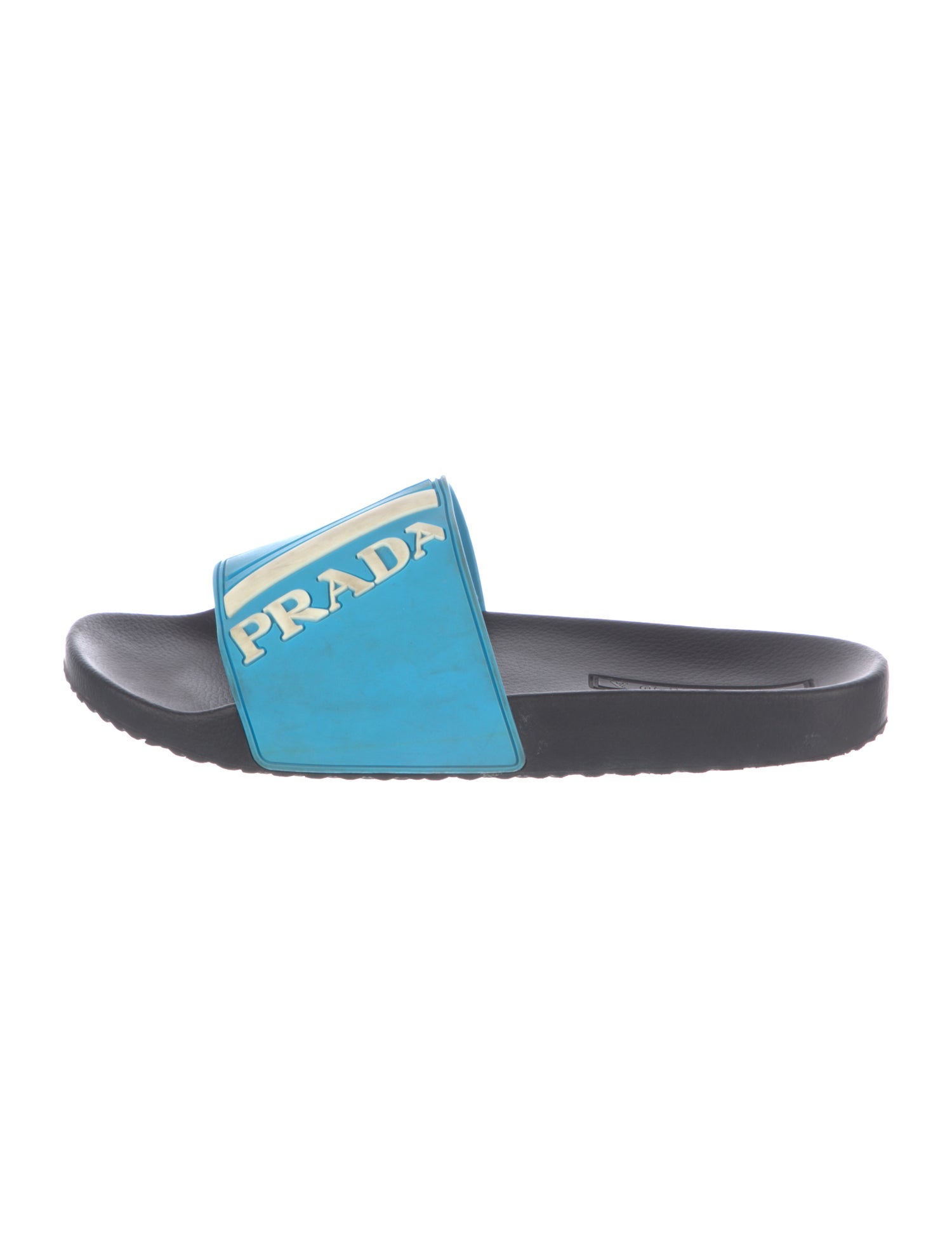 Prada Rubber Printed Slides