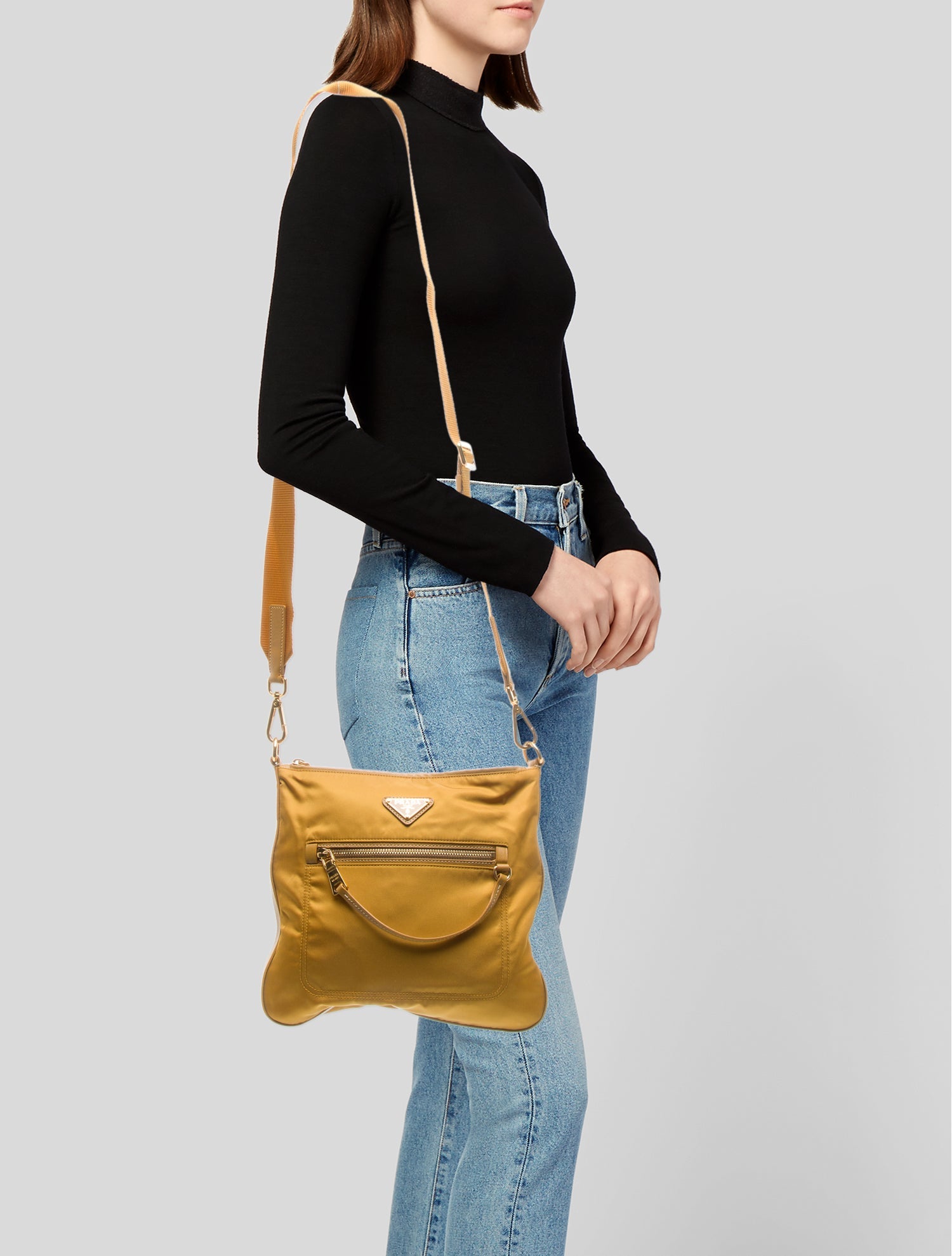 Prada Tessuto Nylon Messenger Bag