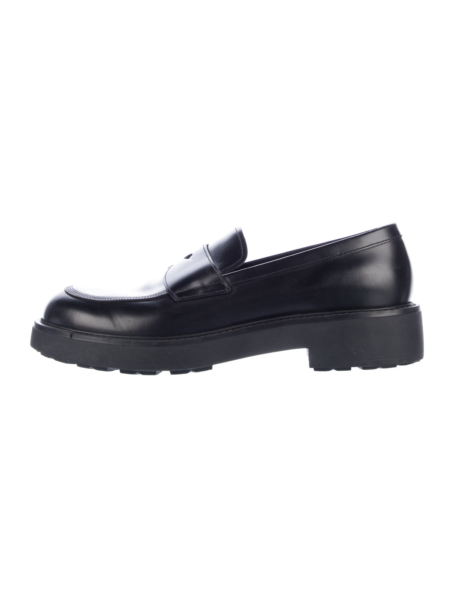 Prada Leather Dress Loafers