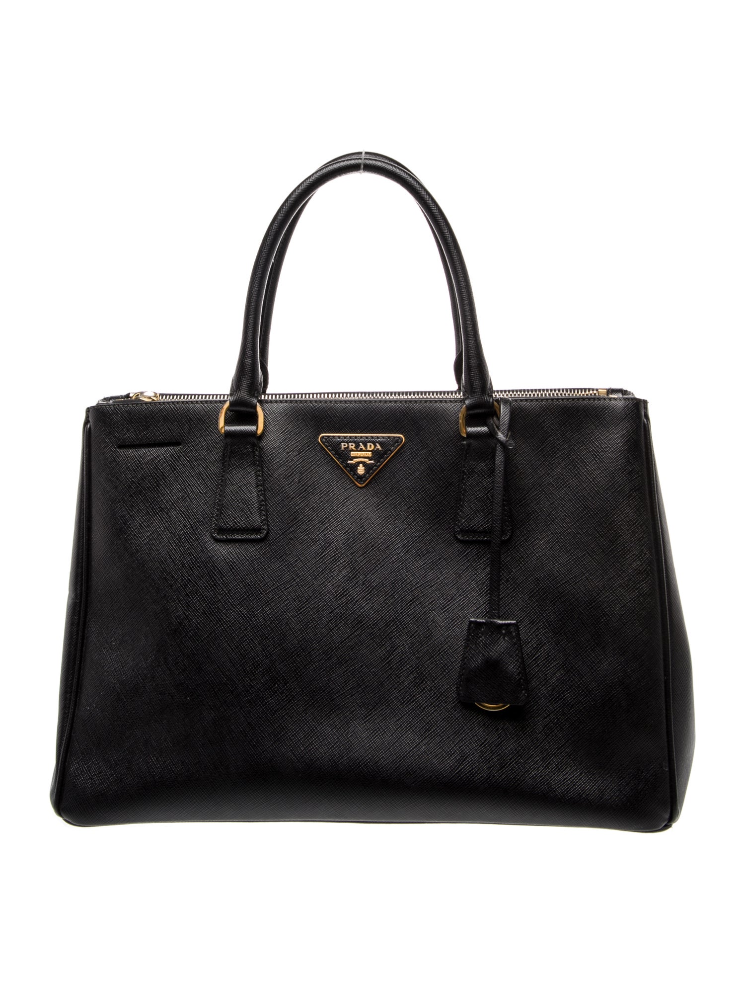 Prada Saffiano Leather Galleria Double Zip Medium