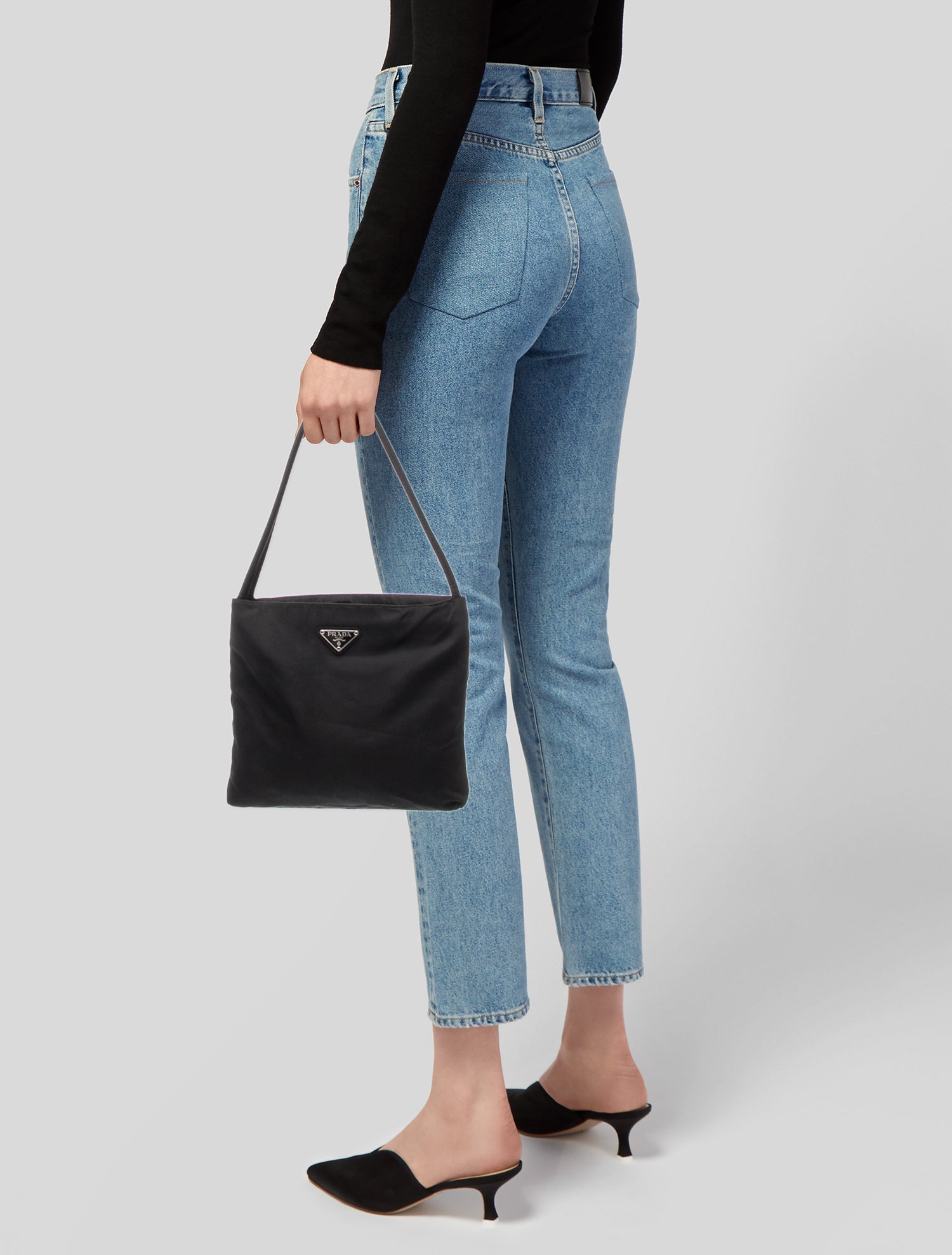 Prada Tessuto Nylon Tessuto Shoulder Bag