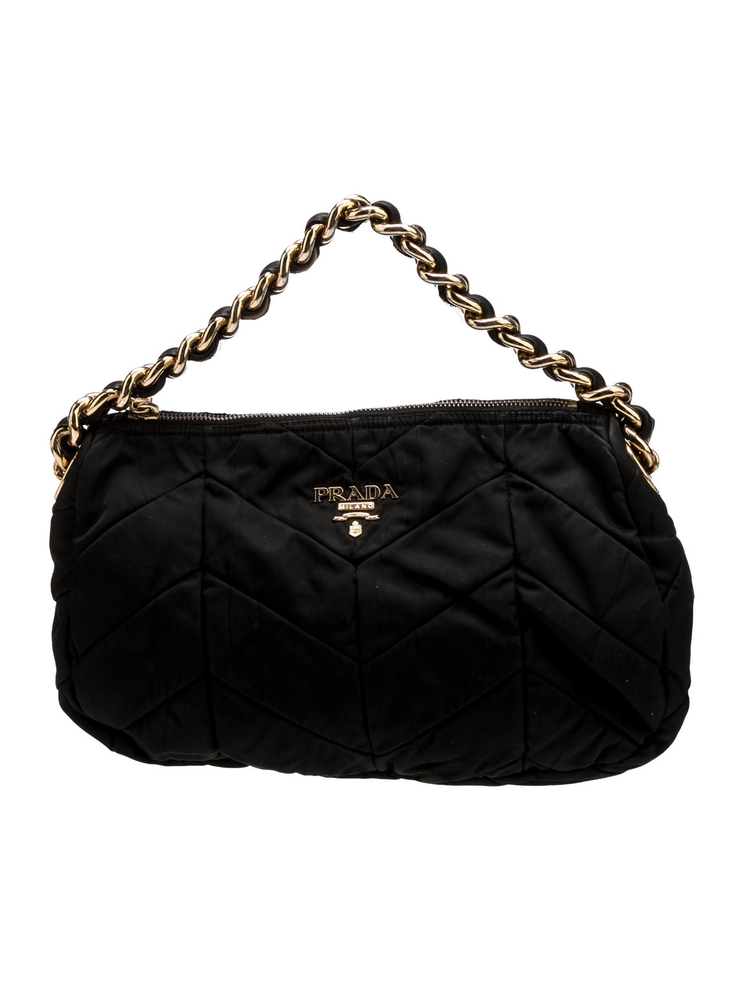 Prada Tessuto Nylon Chevron Quilted Tessuto Nylon Bag
