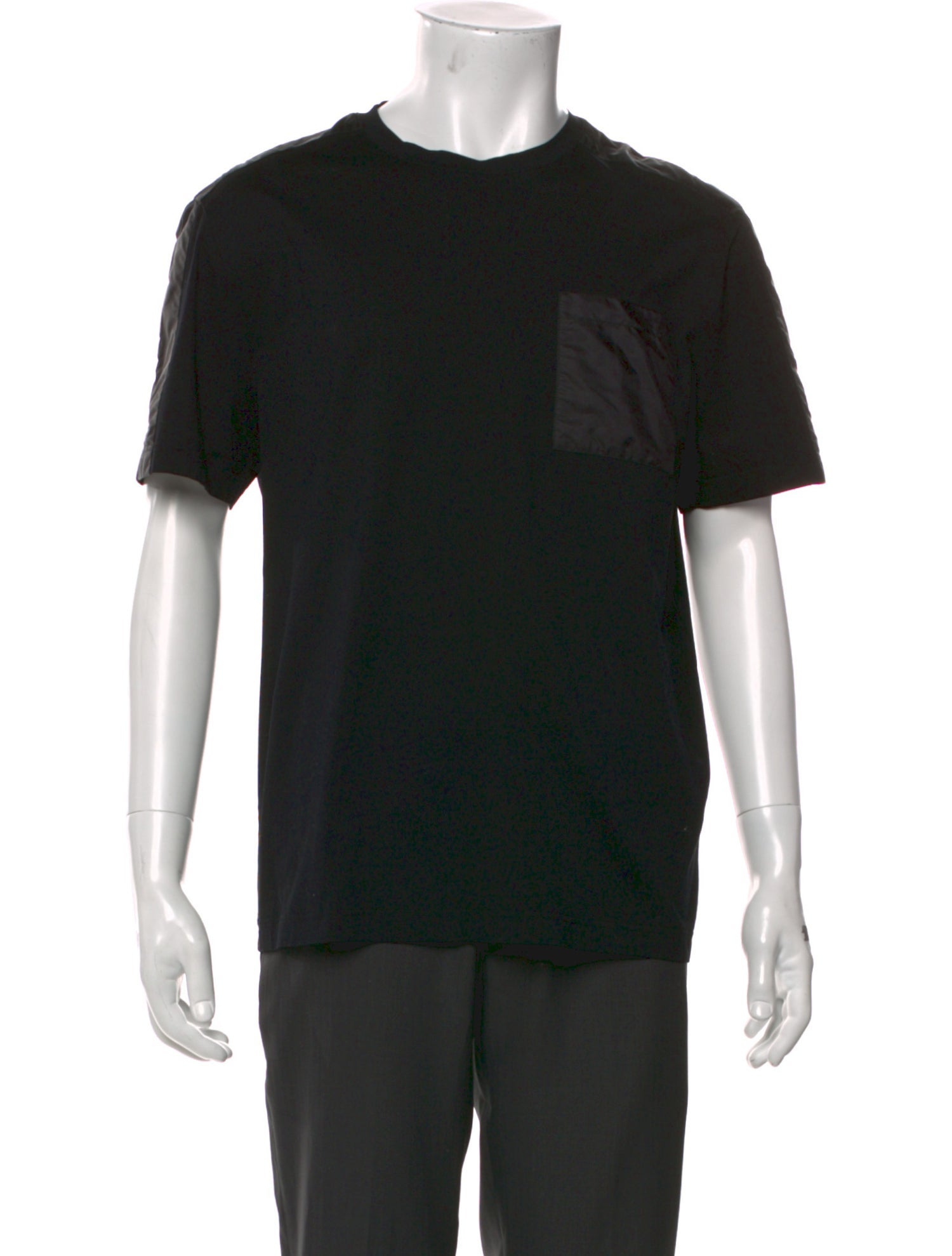 Prada 2016 Enameled Metal Triangle T-Shirt