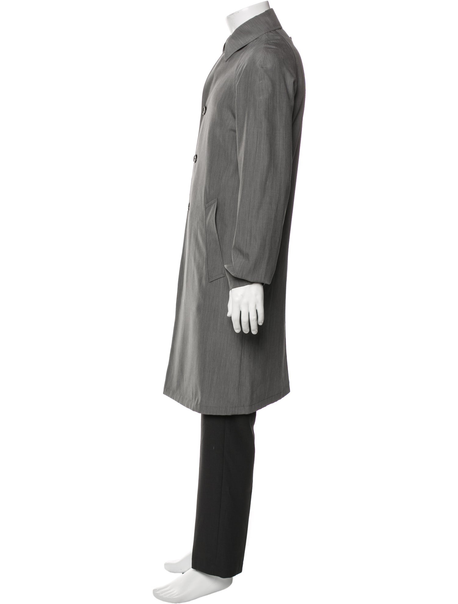 Prada 2022 Virgin Wool Trench Coat