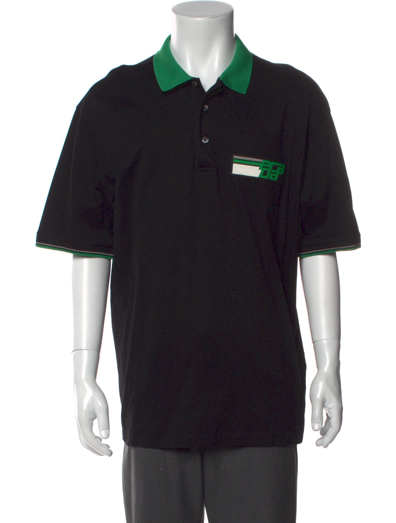 Prada 2018 Graphic Print Polo Shirt