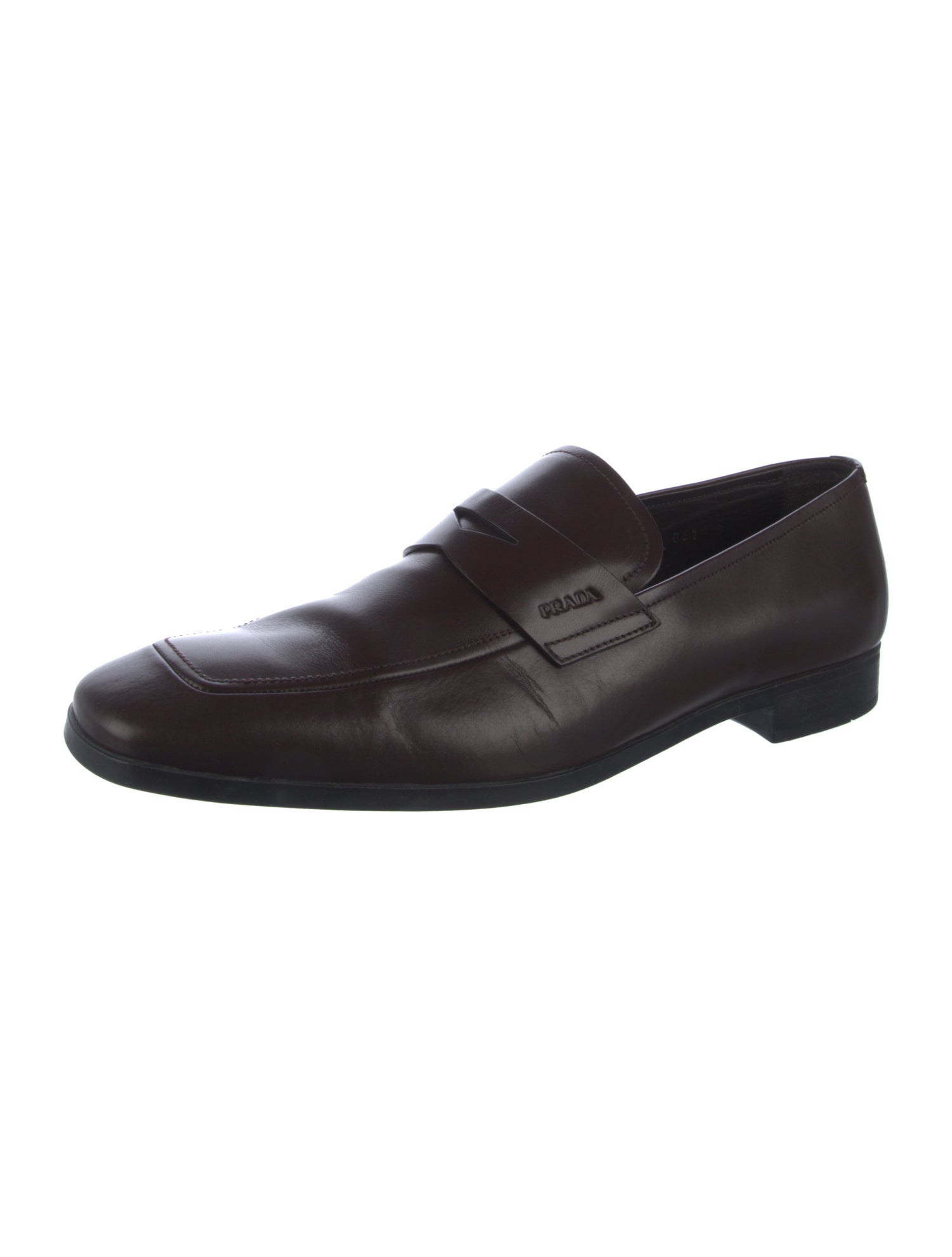 Prada Leather Dress Loafers
