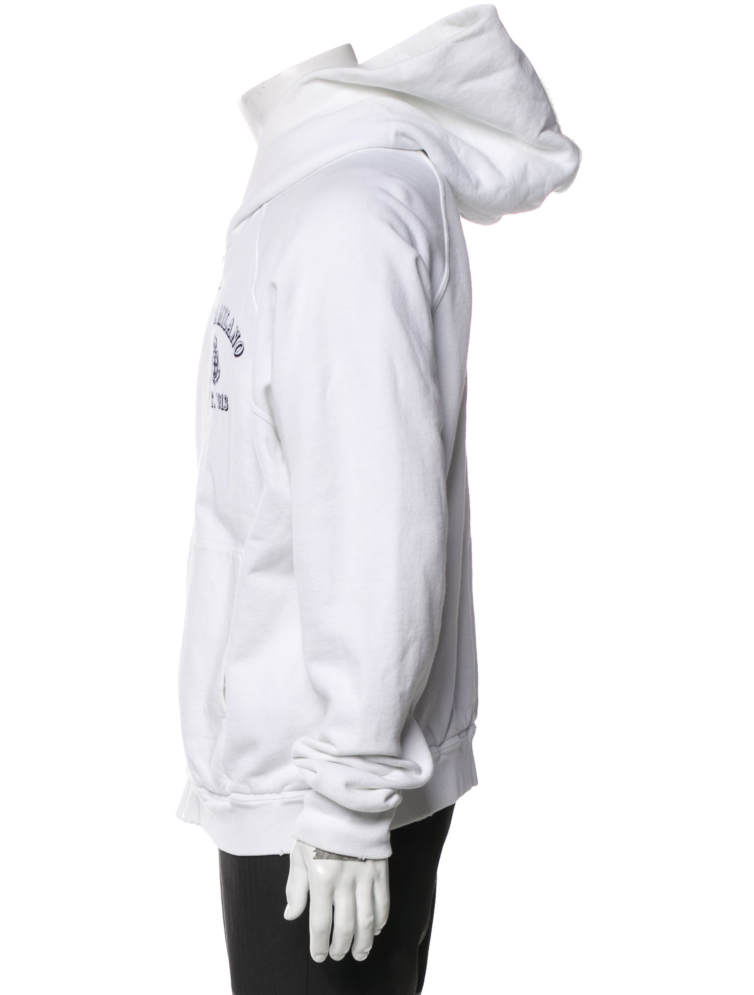 Prada 2025 Enameled Metal Triangle Hoodie