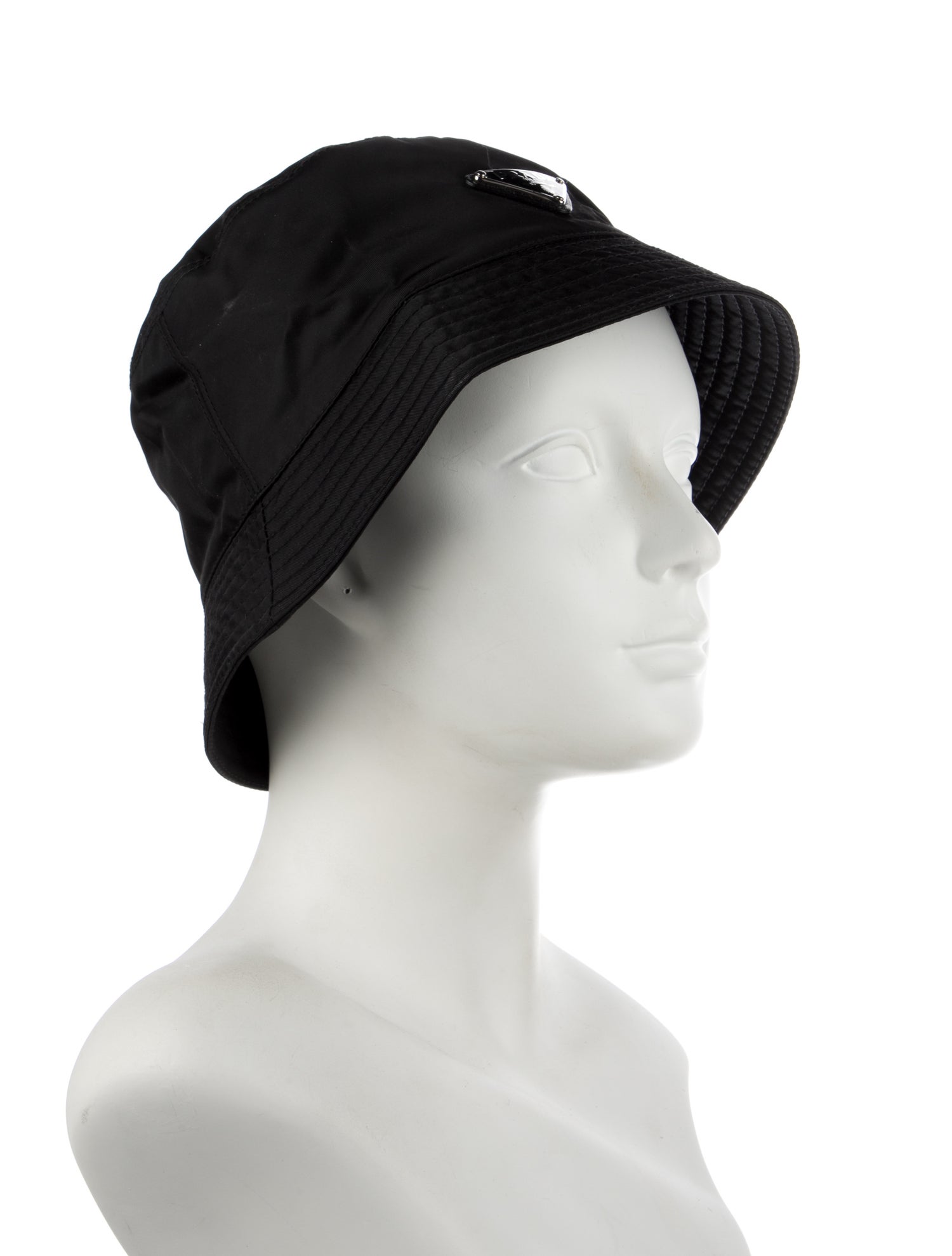 Prada Logo Nylon Baseball Hat