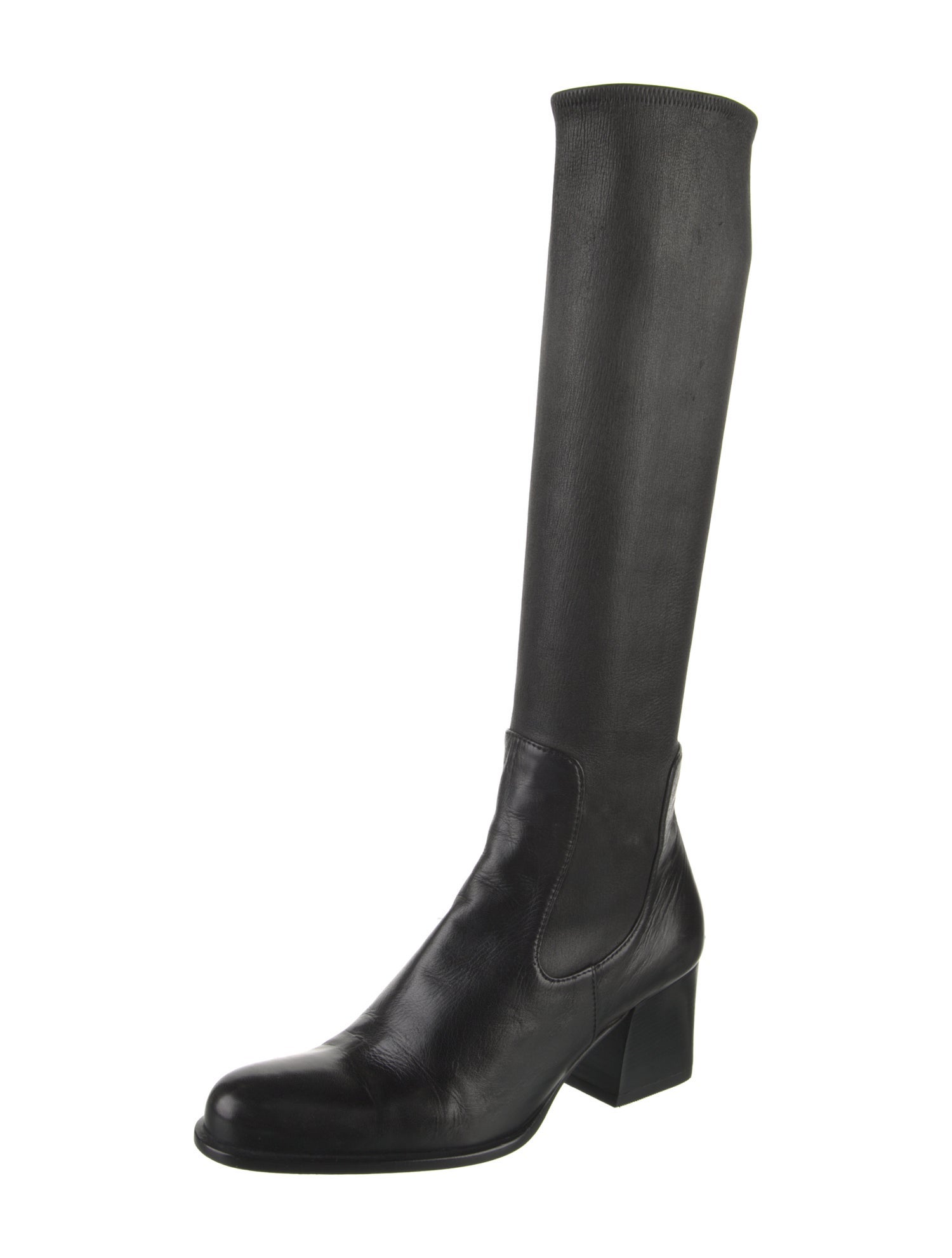 Prada Leather Riding Boots