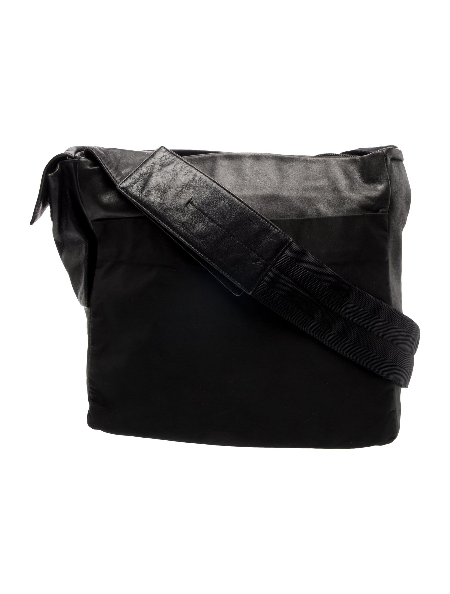 Prada Nappa Leather Messenger Bag