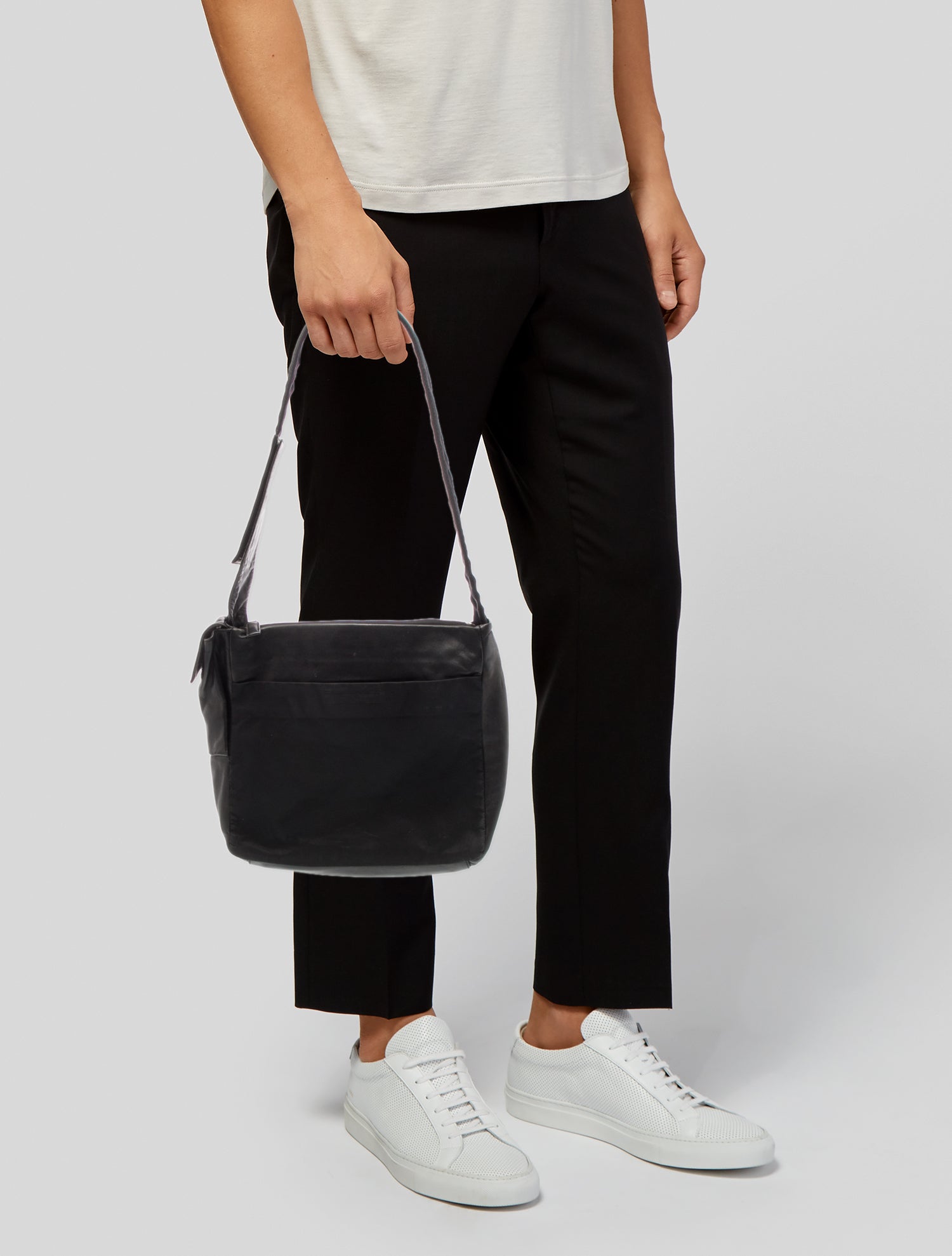 Prada Nappa Leather Messenger Bag