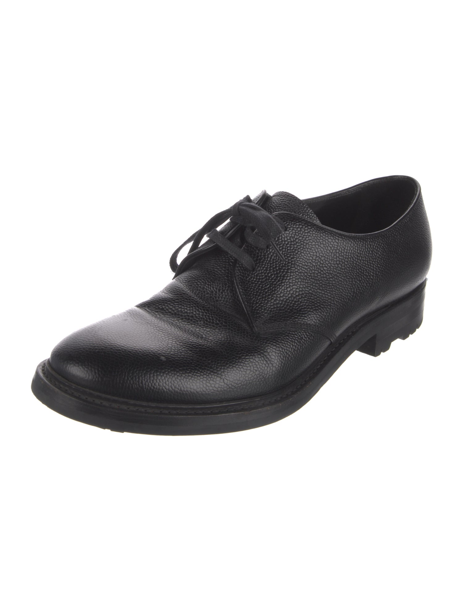 Prada Leather Derby Shoes