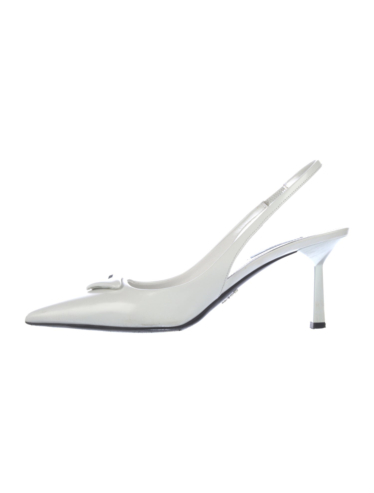 Prada Leather Slingback Pumps