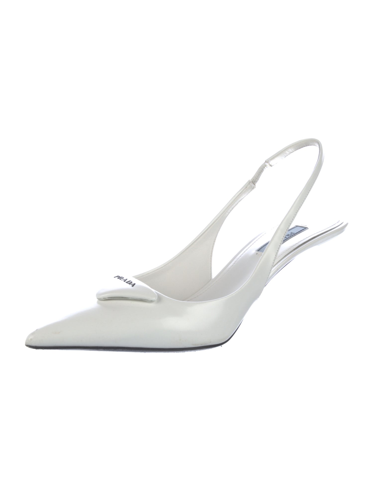 Prada Leather Slingback Pumps