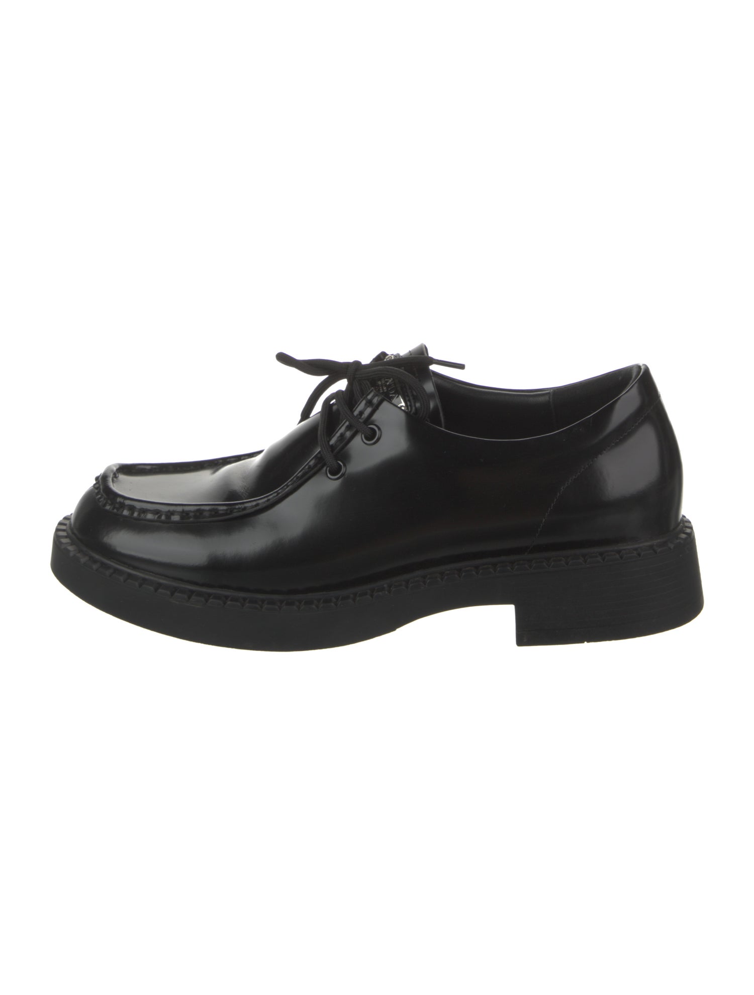 Prada Patent Leather Derby Shoes
