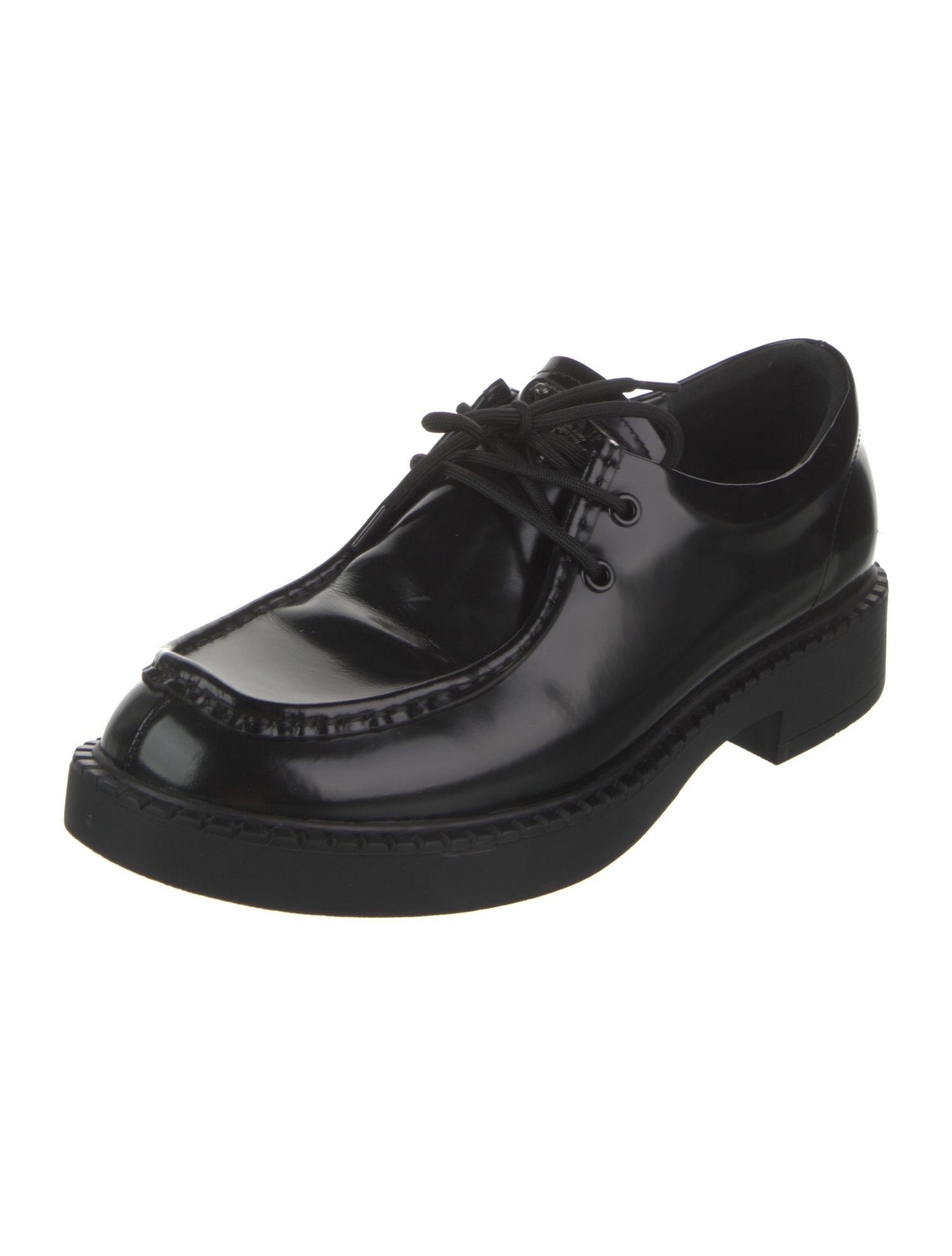 Prada Patent Leather Derby Shoes