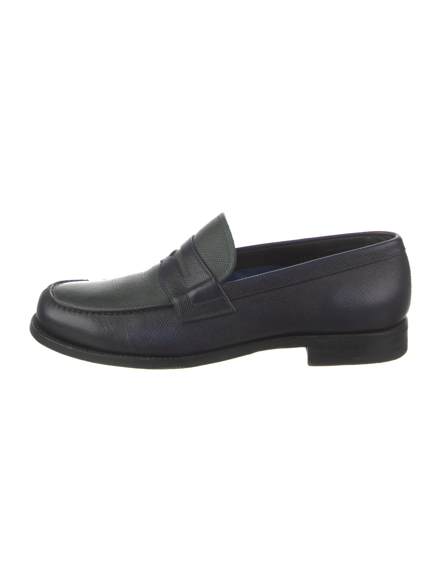 Prada Saffiano Leather Dress Loafers