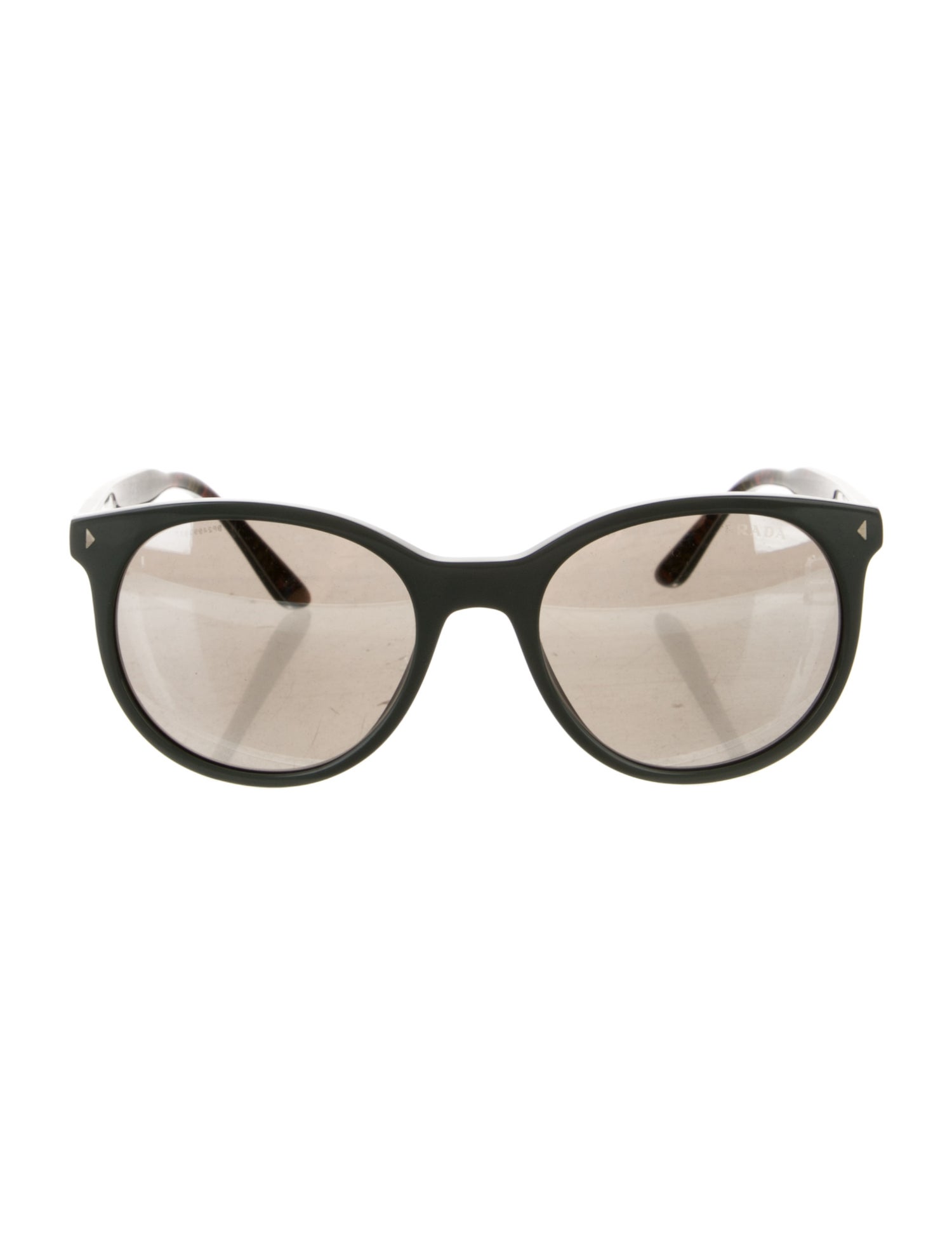Prada Double G Logo Round Sunglasses