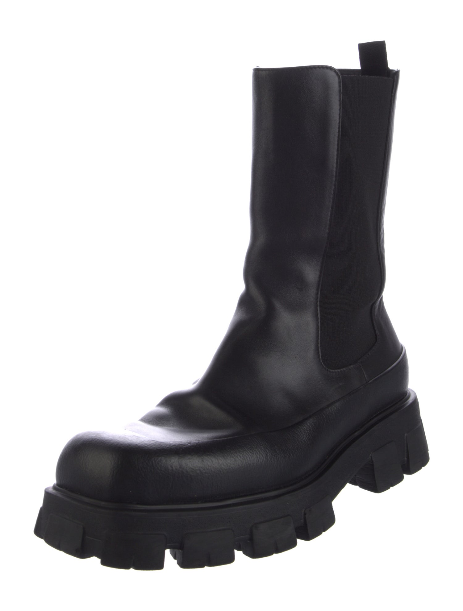Prada Leather Chelsea Boots