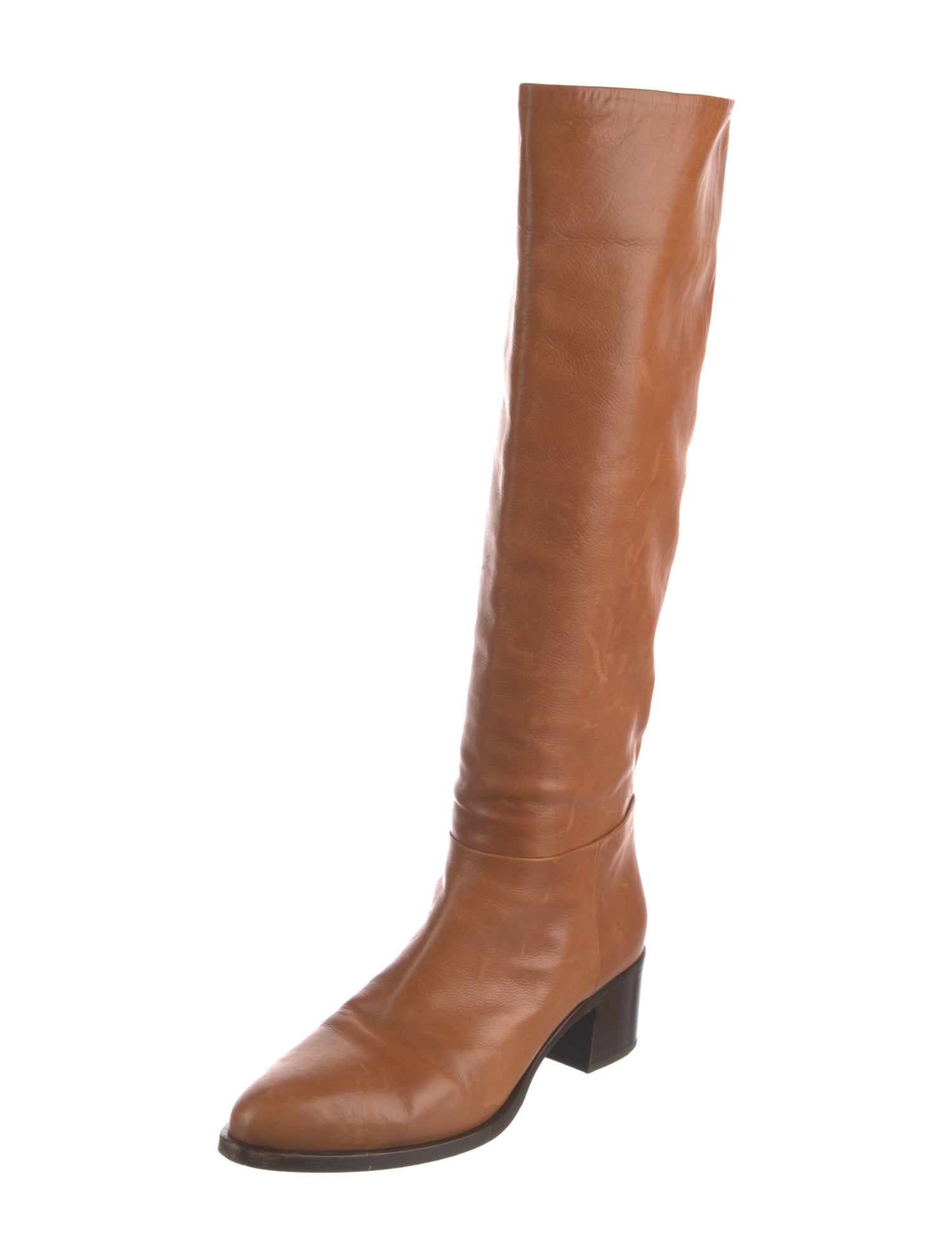 Prada Leather Riding Boots
